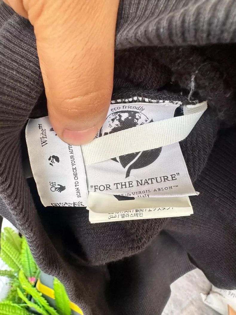 Off-White Off White Black Hoodie with Small Logo Size US S / EU 44-46 / 1 - 5 Thumbnail