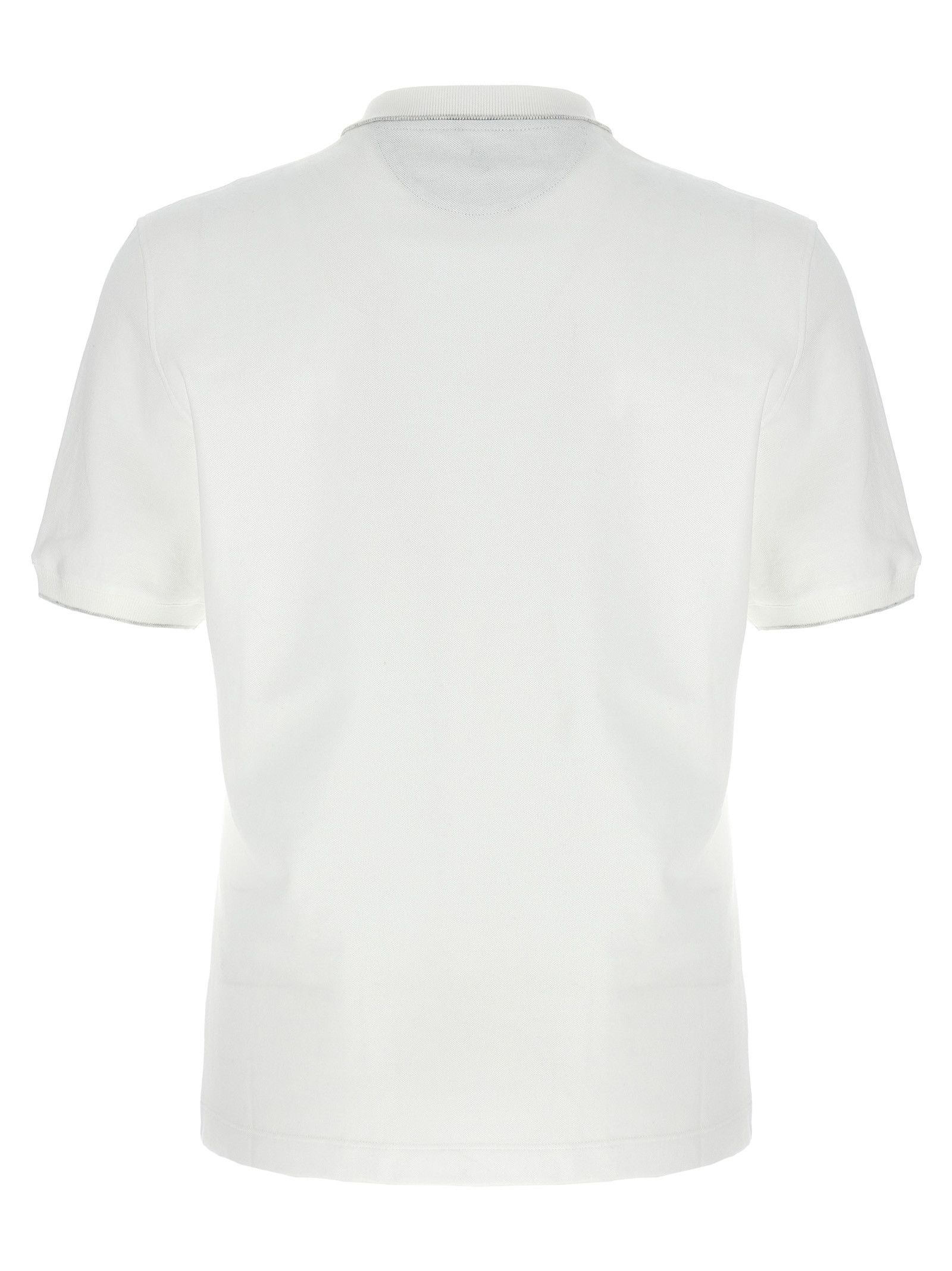 Brunello Cucinelli Logo Piqué Polo Shirt Size US M / EU 48-50 / 2 - 2 Thumbnail