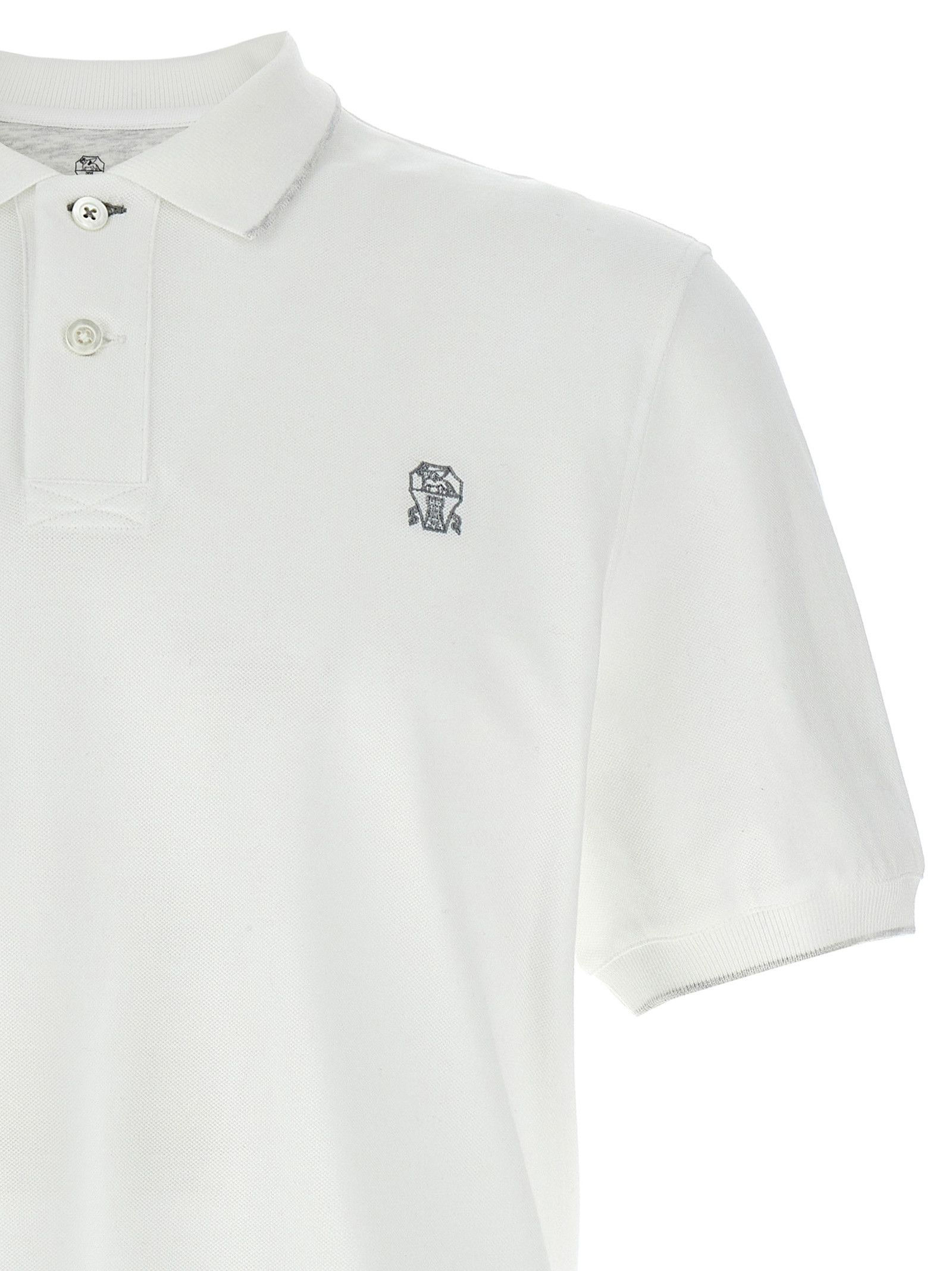 Brunello Cucinelli Logo Piqué Polo Shirt Size US M / EU 48-50 / 2 - 3 Thumbnail