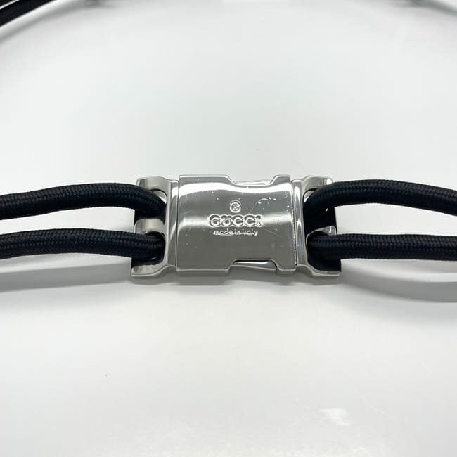 Gucci GUCCI Belt Black Synthetic Size ONE SIZE - 3 Thumbnail