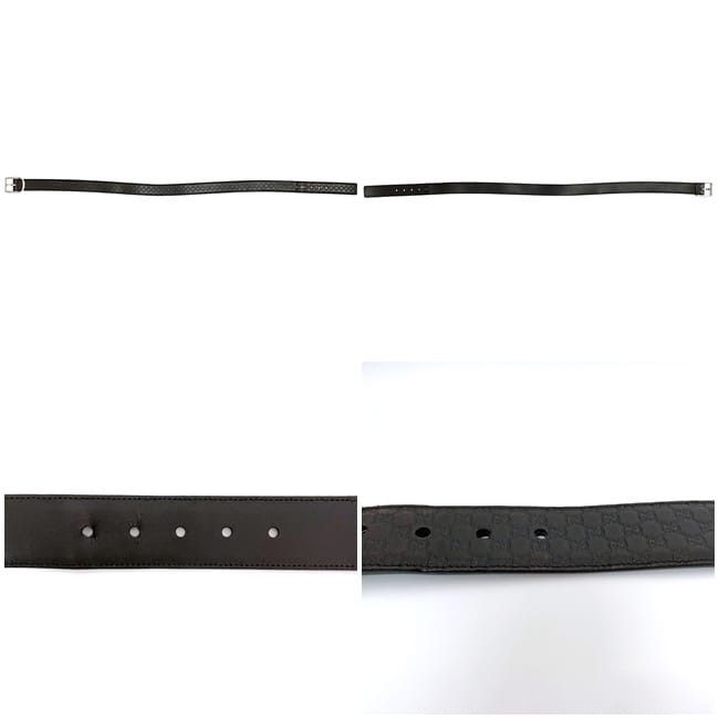Gucci GUCCI Belt Brown Leather Size ONE SIZE - 2 Thumbnail