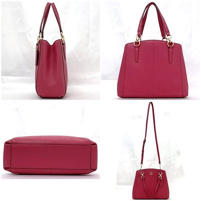Coach COACH Handbag Pink Leather Size ONE SIZE - 2 Thumbnail