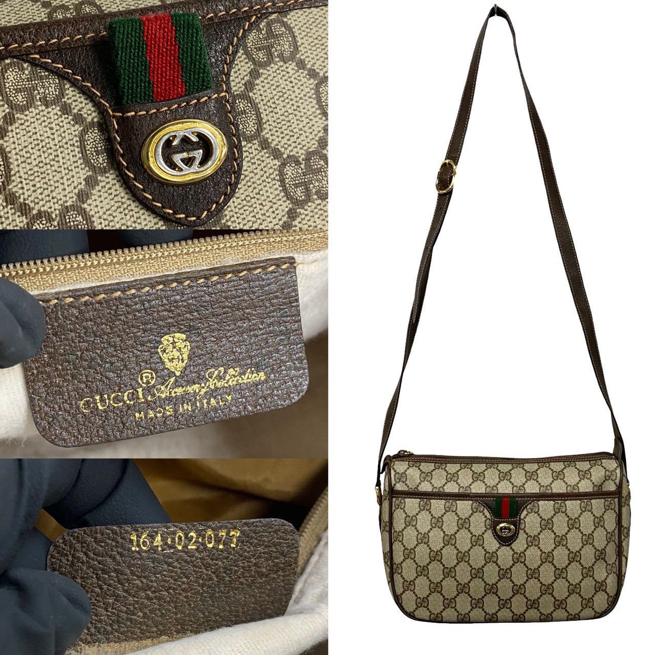 Gucci Gucci Shoulder Bag Brown Leather Size ONE SIZE - 3 Thumbnail
