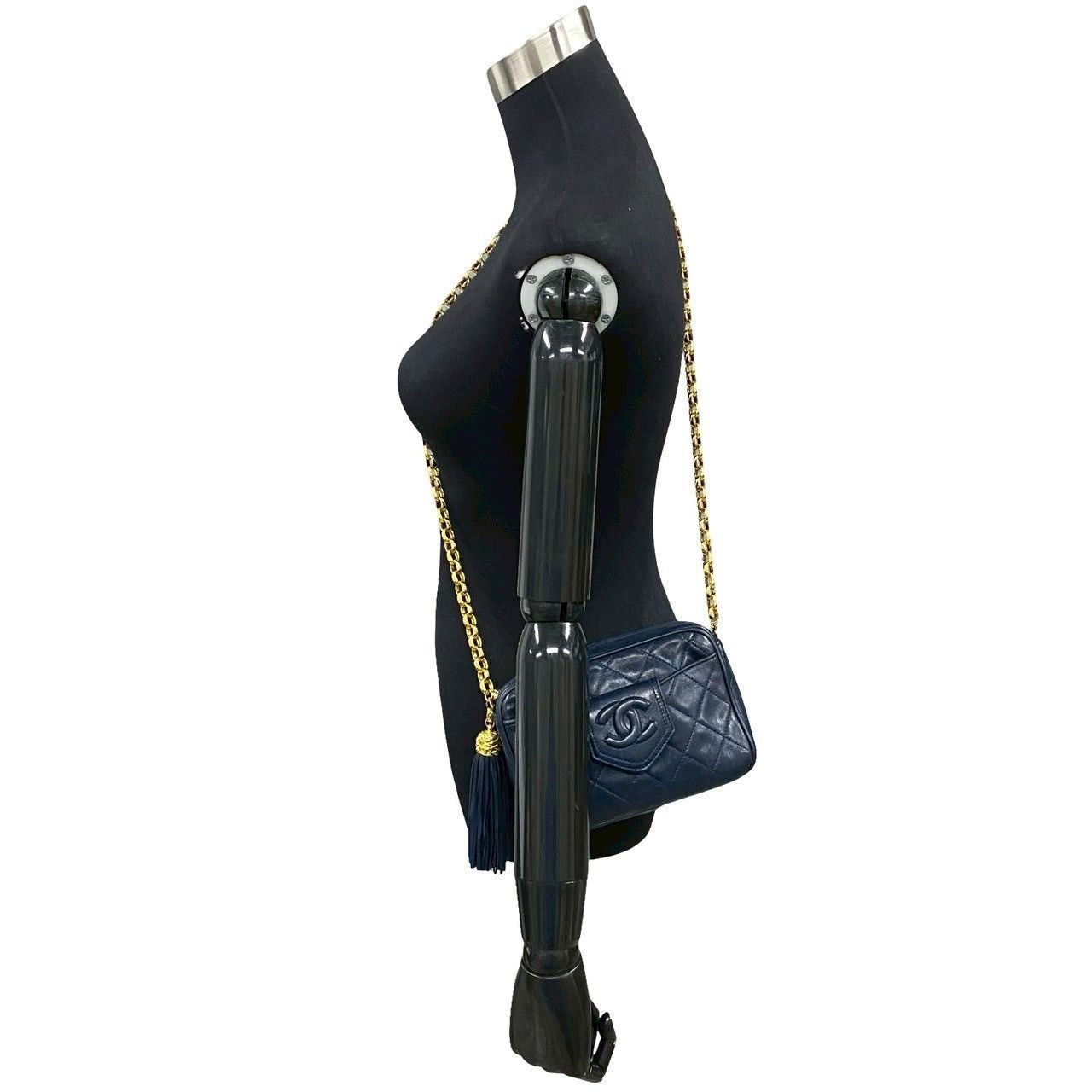 Chanel Chanel Shoulder Bag Blue Leather Size ONE SIZE - 2 Thumbnail