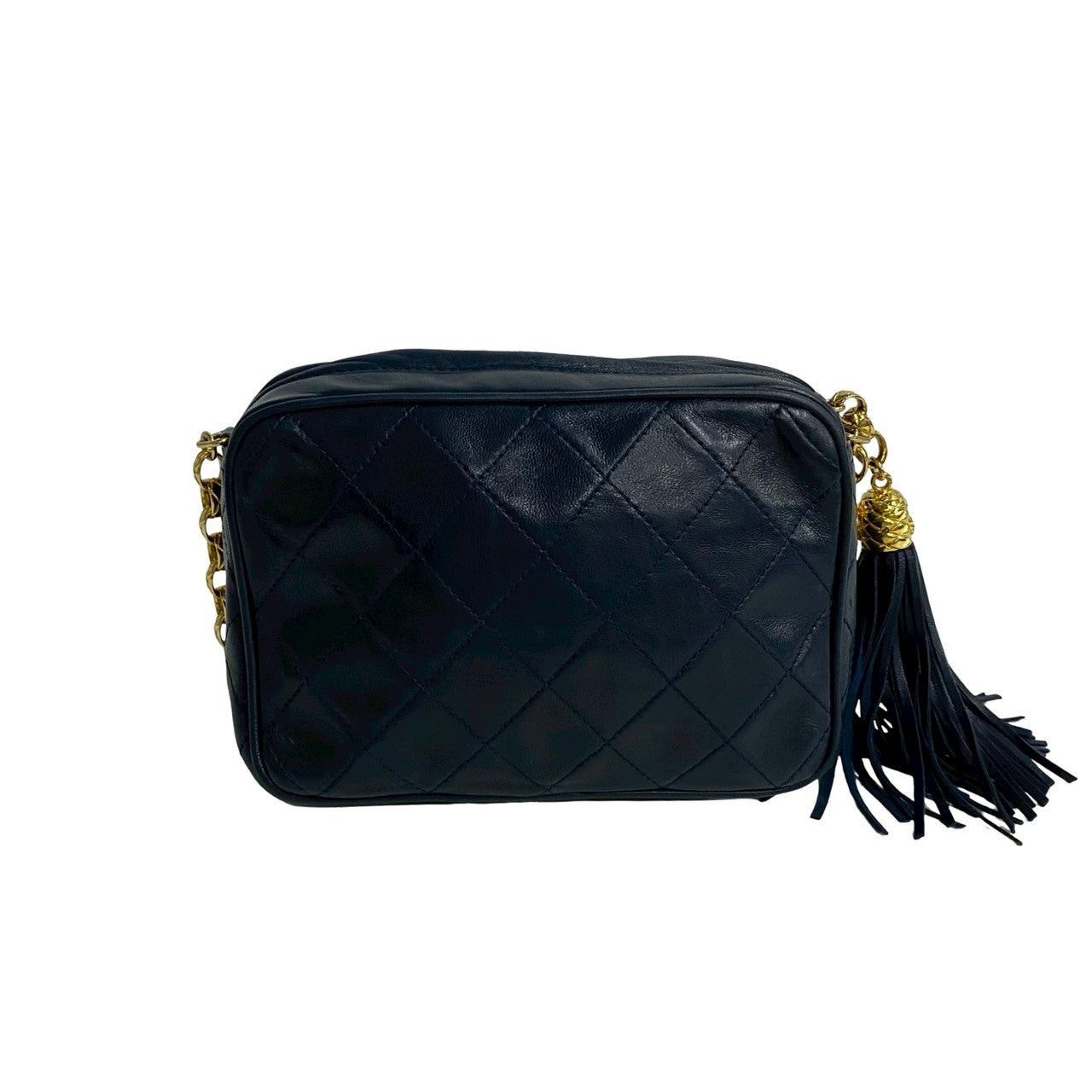 Chanel Chanel Shoulder Bag Blue Leather Size ONE SIZE - 4 Thumbnail