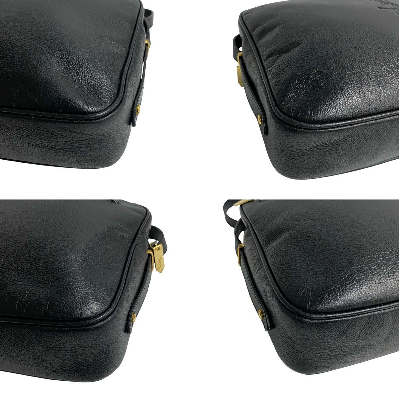 Yves Saint Laurent Yves Saint Laurent Shoulder Bag Black Leather Size ONE SIZE - 6 Thumbnail