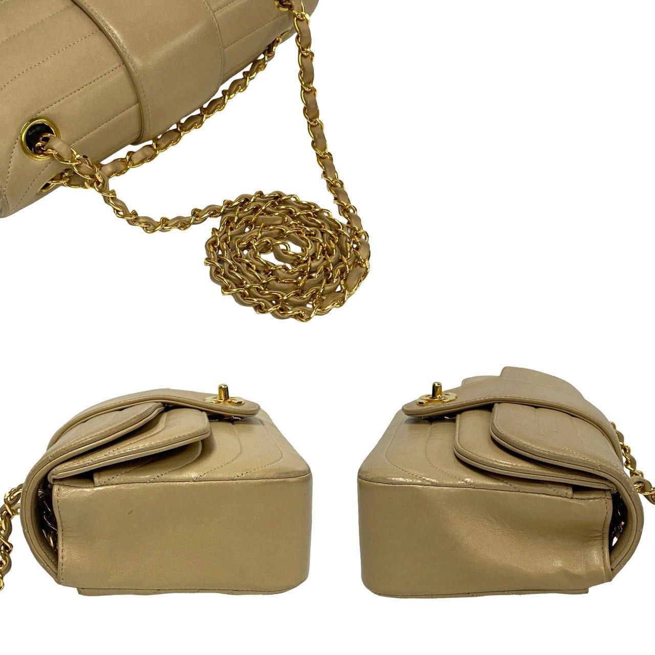 Chanel Chanel Shoulder Bag Neutrals Leather Size ONE SIZE - 4 Thumbnail