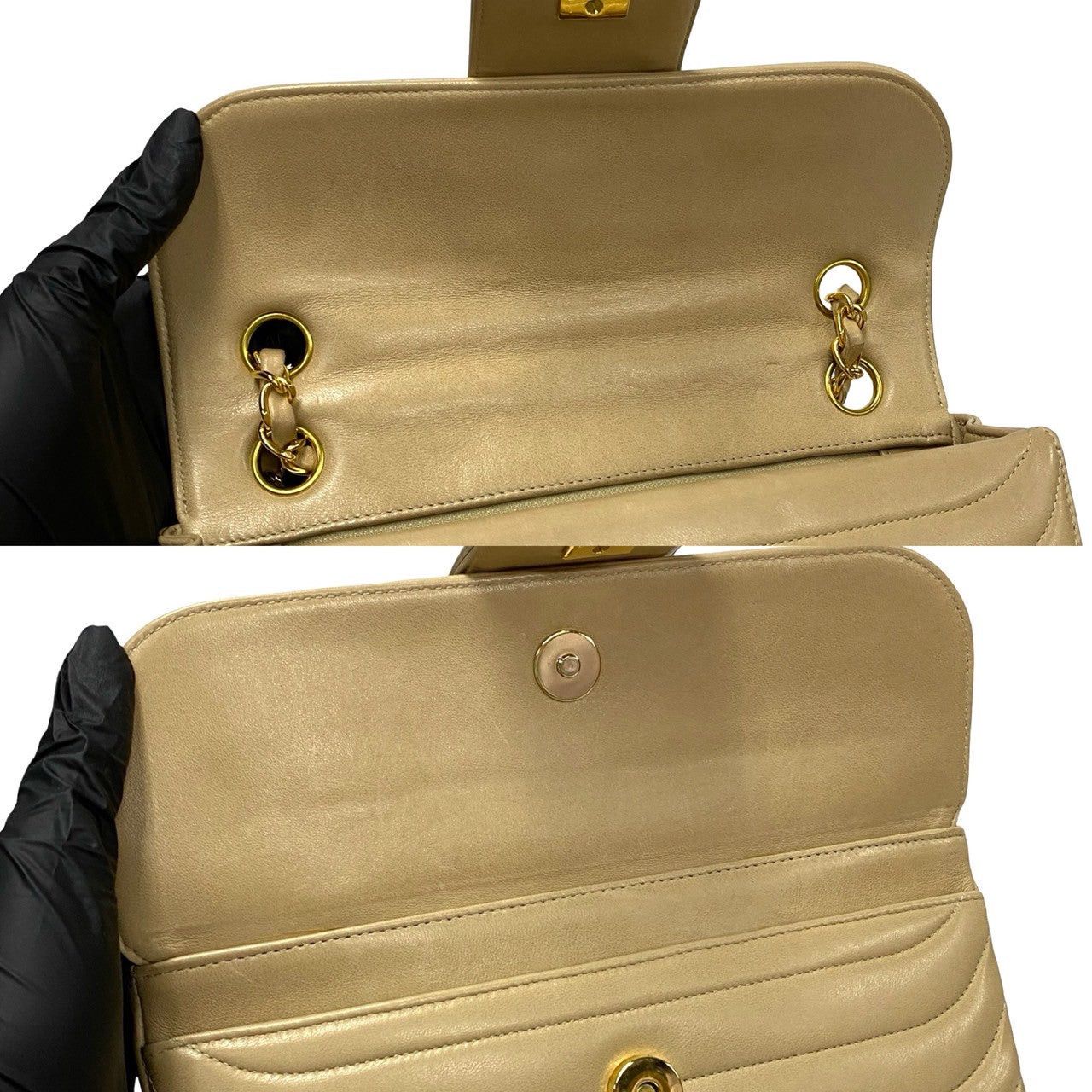 Chanel Chanel Shoulder Bag Neutrals Leather Size ONE SIZE - 7 Thumbnail