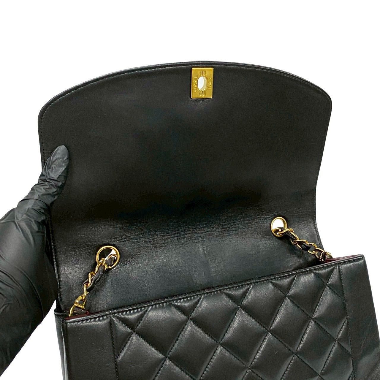 Chanel Chanel Shoulder Bag Black Leather Size ONE SIZE - 7 Thumbnail