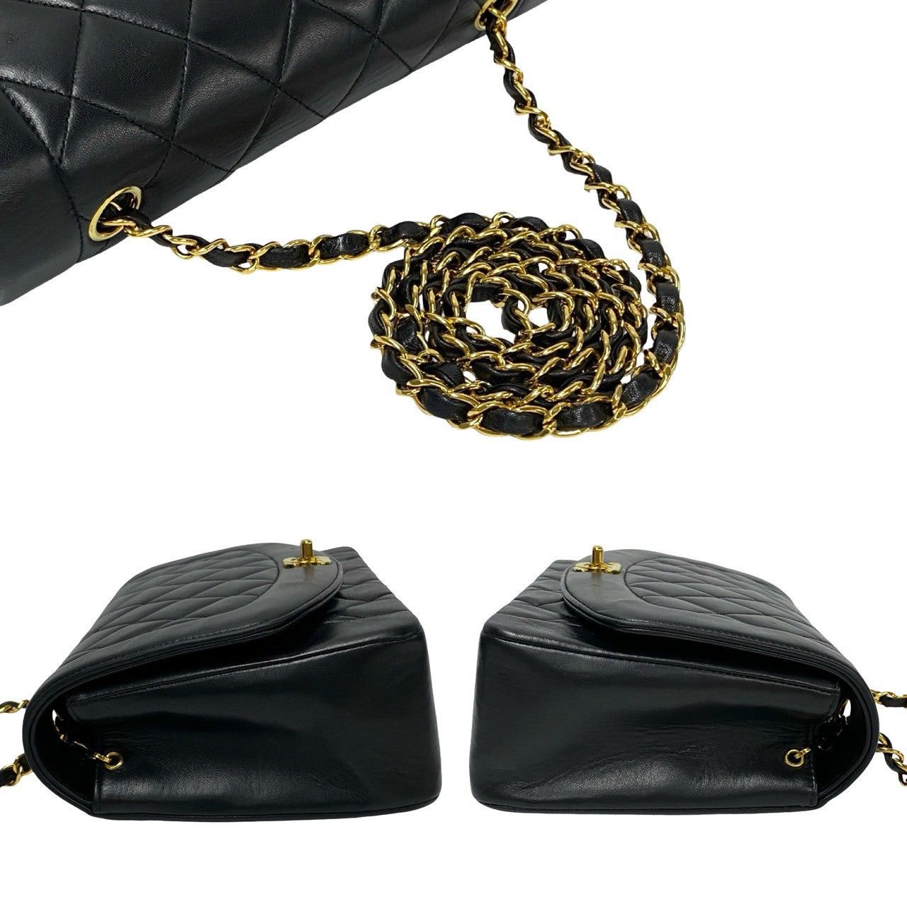 Chanel Chanel Shoulder Bag Black Leather Size ONE SIZE - 5 Thumbnail
