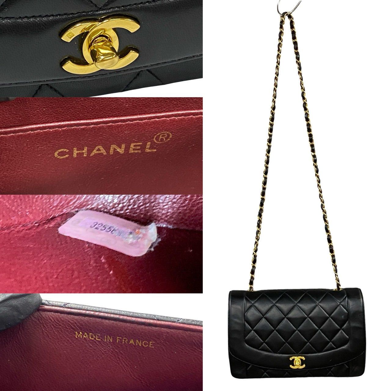 Chanel Chanel Shoulder Bag Black Leather Size ONE SIZE - 3 Thumbnail