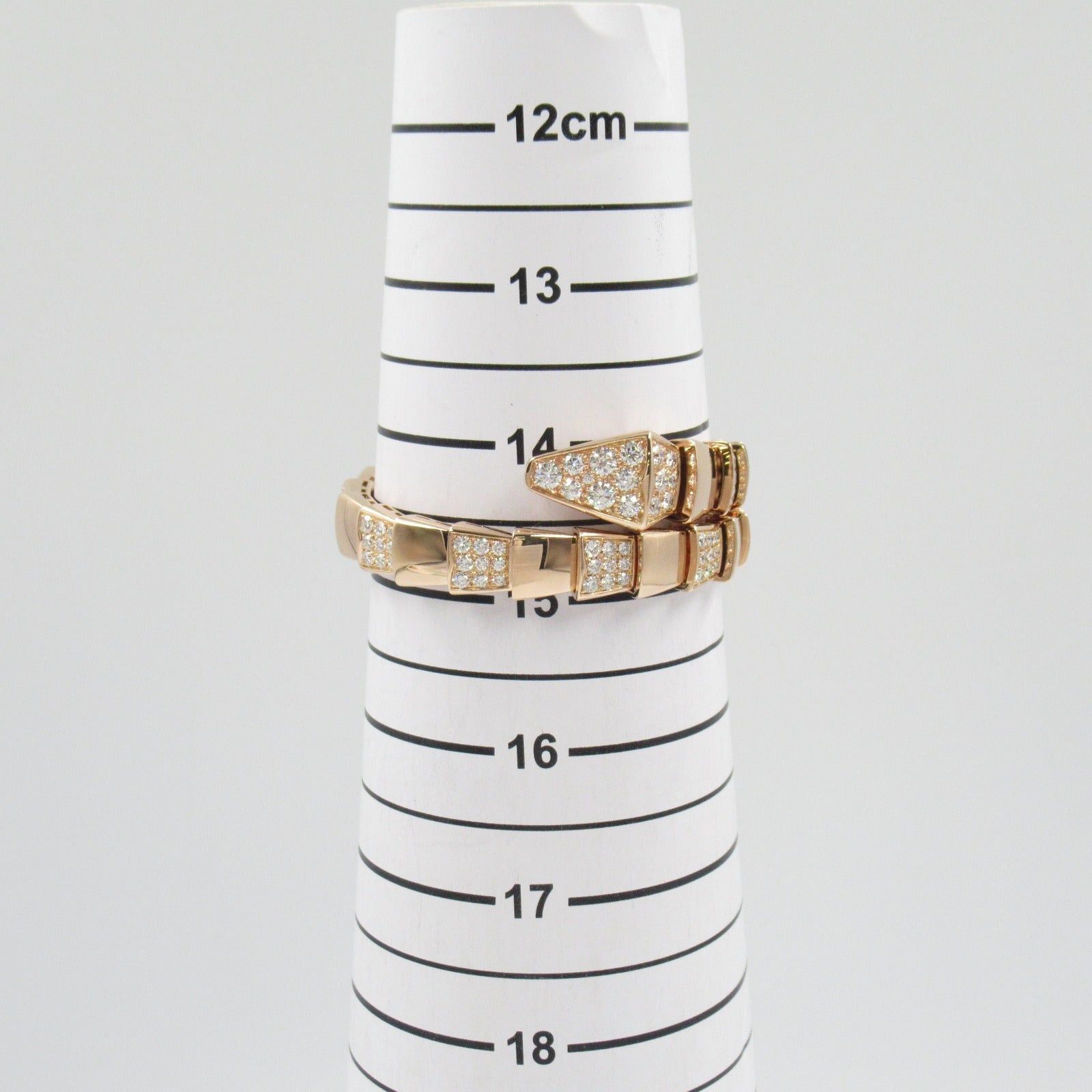 Bvlgari Bvlgari Serpenti Diamond Bracelet K18Pg (Pink Gold) Clear Size ONE SIZE - 7 Thumbnail