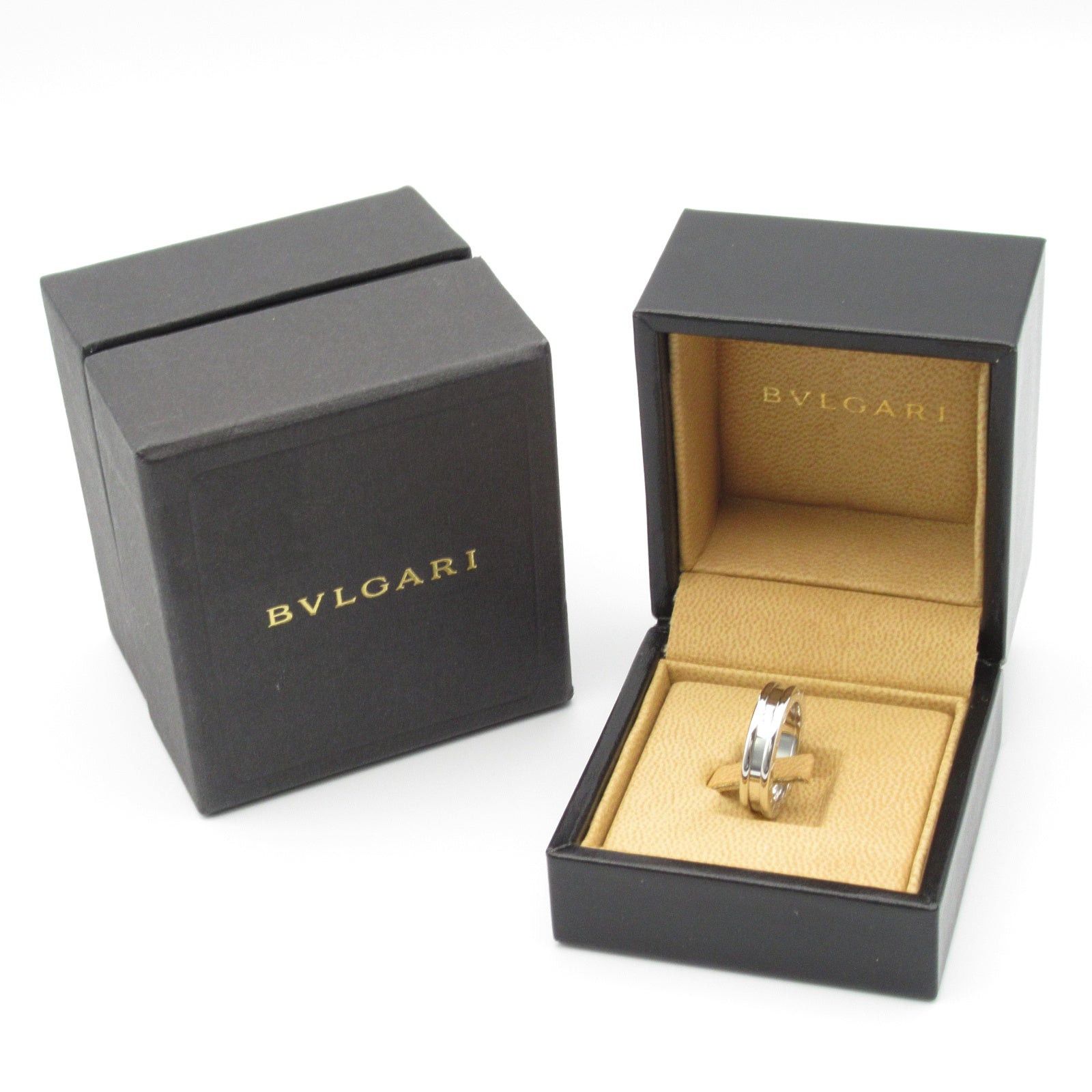 Bvlgari Bvlgari Ring 1Belt K18Wg (White Gold) Silver Size ONE SIZE - 8 Thumbnail