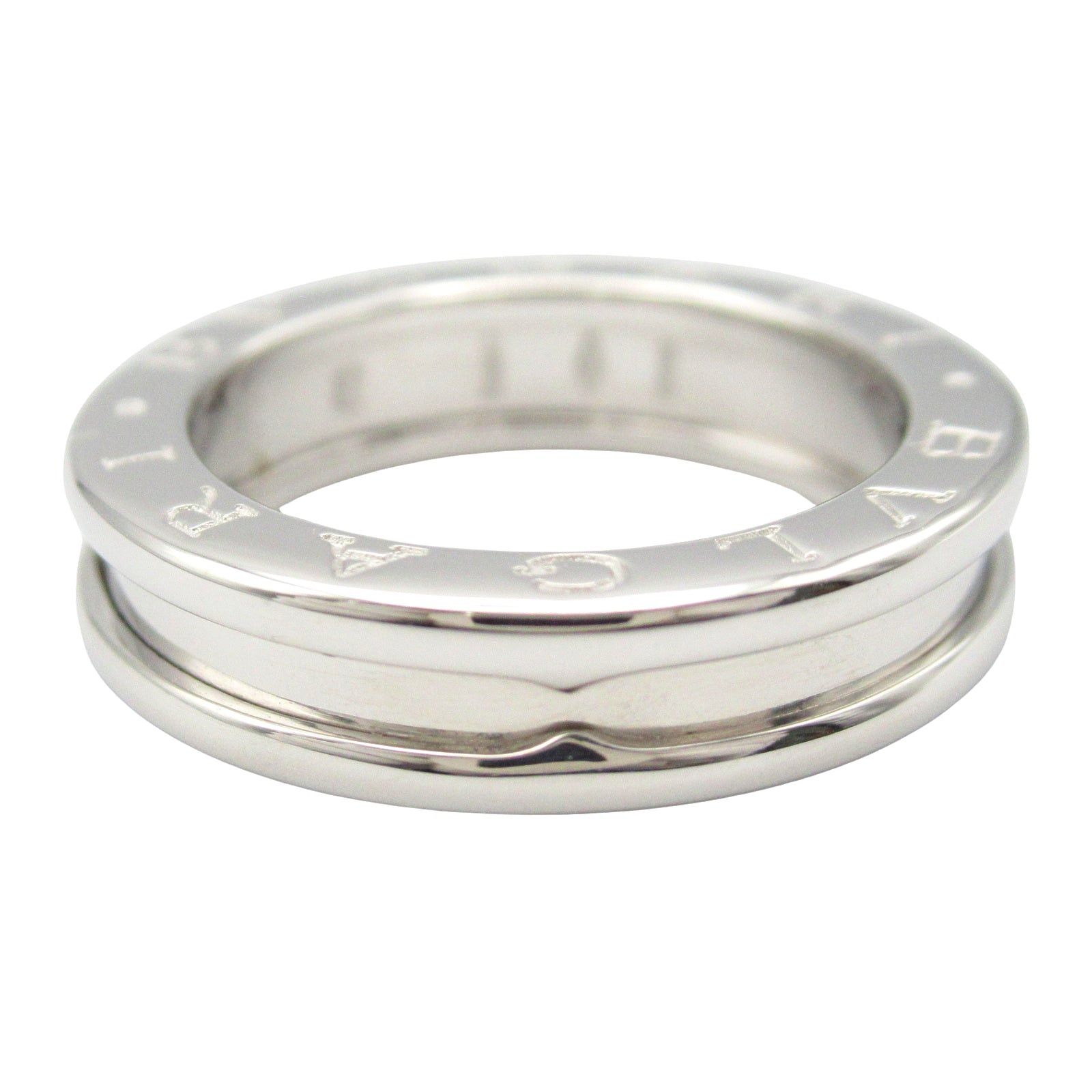 Bvlgari Bvlgari Ring 1Belt K18Wg (White Gold) Silver Size ONE SIZE - 2 Thumbnail