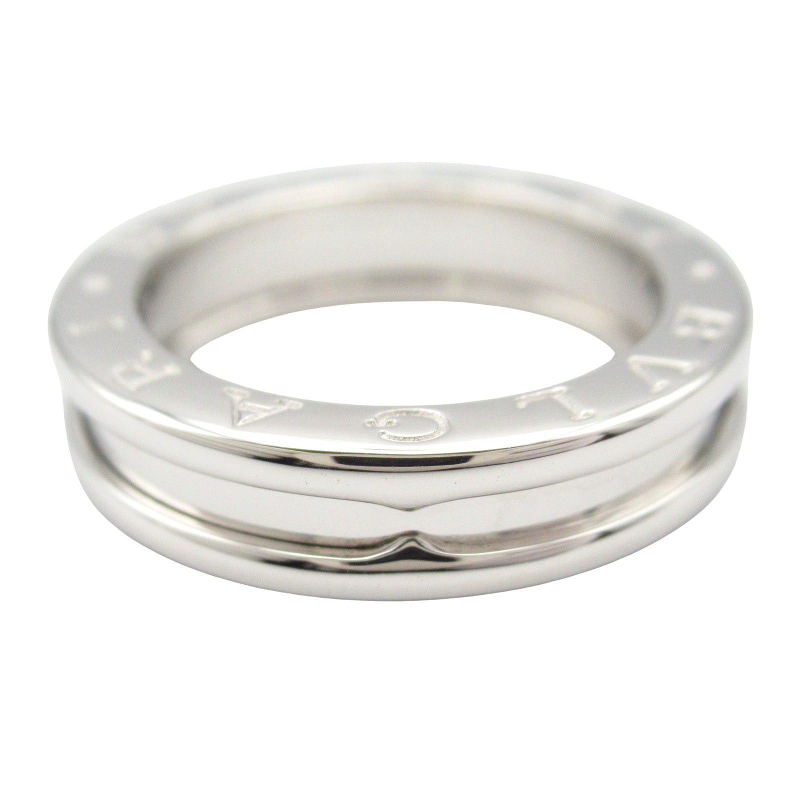 Bvlgari Bvlgari Ring 1Belt K18Wg (White Gold) Silver Size ONE SIZE - 3 Thumbnail