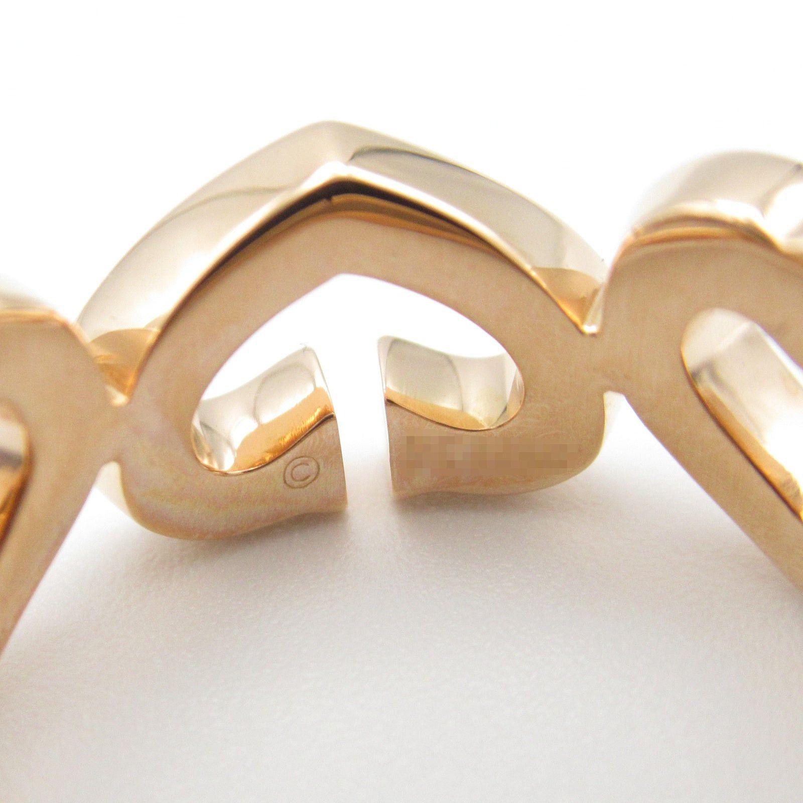 Cartier Cartier C Heart Diamond Ring K18Pg (Pink Gold) Clear Size ONE SIZE - 5 Thumbnail