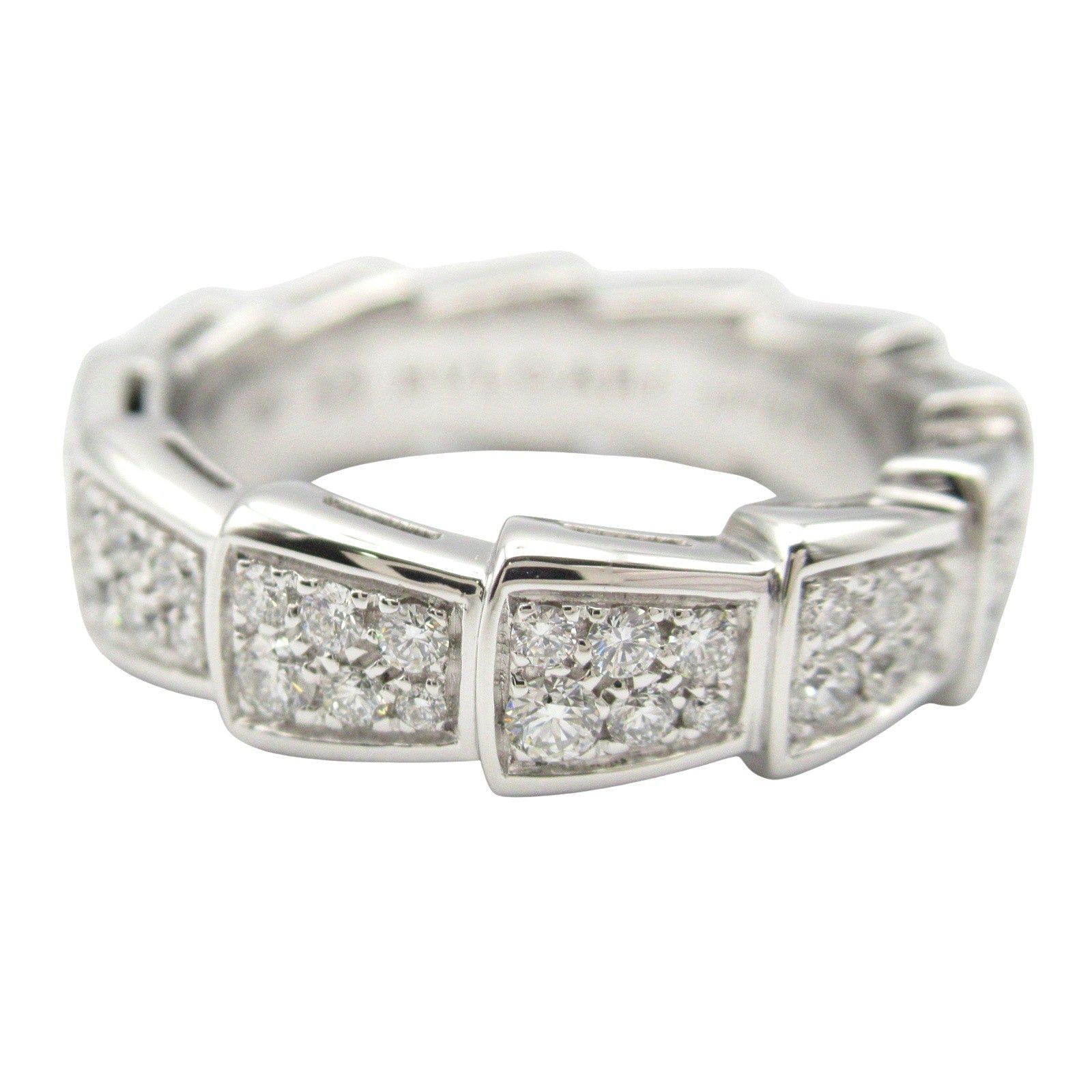 Bvlgari Bvlgari Serpenti Viper Diamond Ring K18Wg (White Gold) Clear Size ONE SIZE - 2 Thumbnail