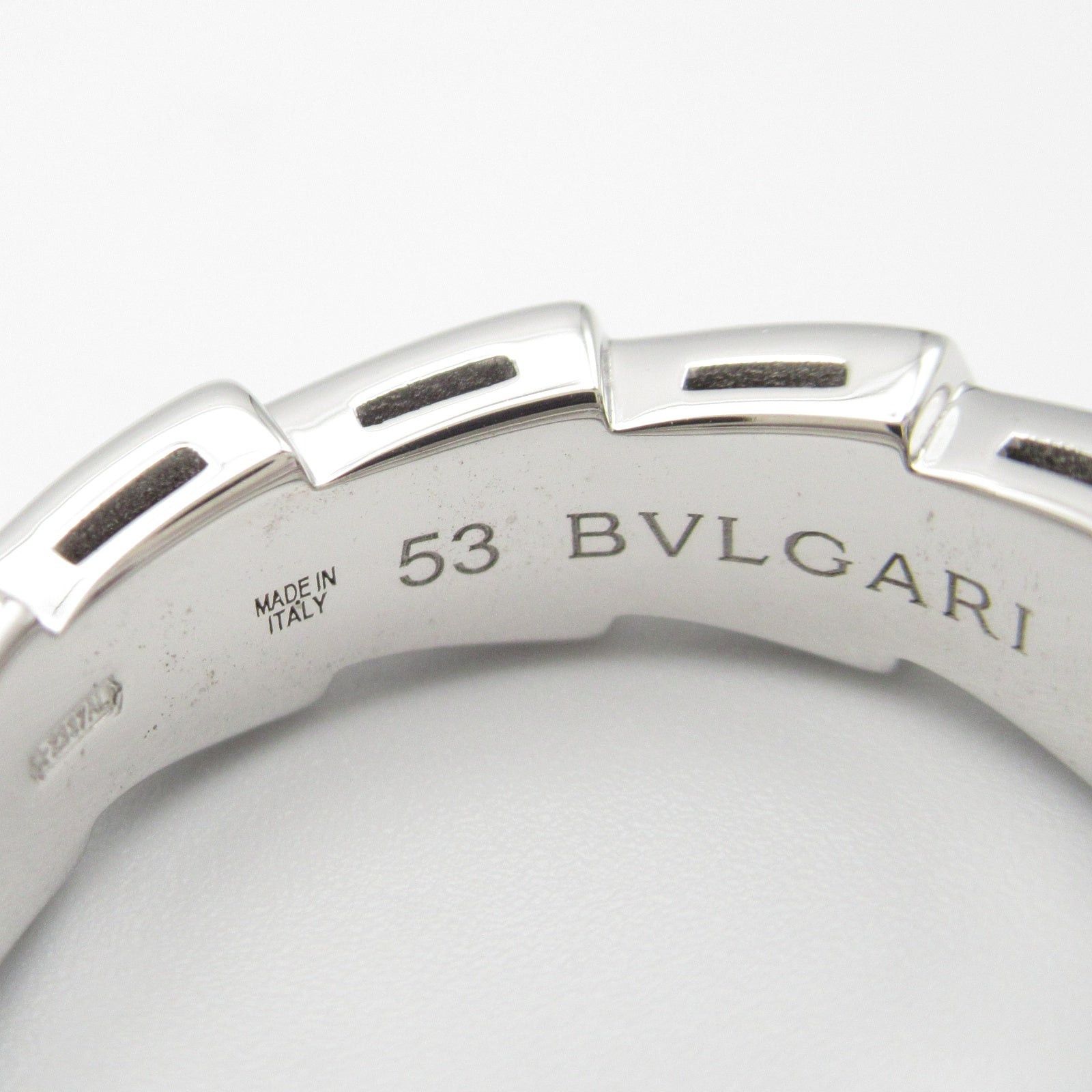 Bvlgari Bvlgari Serpenti Viper Diamond Ring K18Wg (White Gold) Clear Size ONE SIZE - 4 Thumbnail