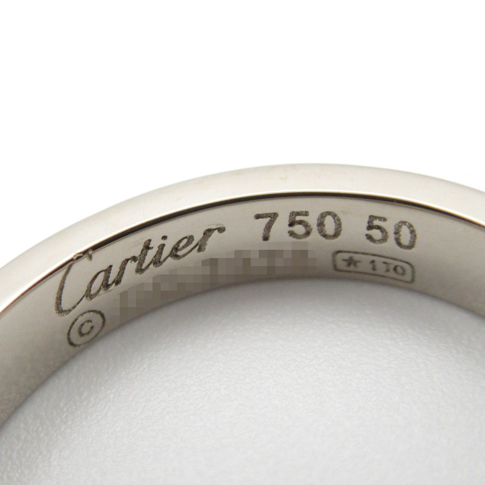 Cartier Cartier Mini Love Ring K18Wg (White Gold) Silver Size ONE SIZE - 4 Thumbnail
