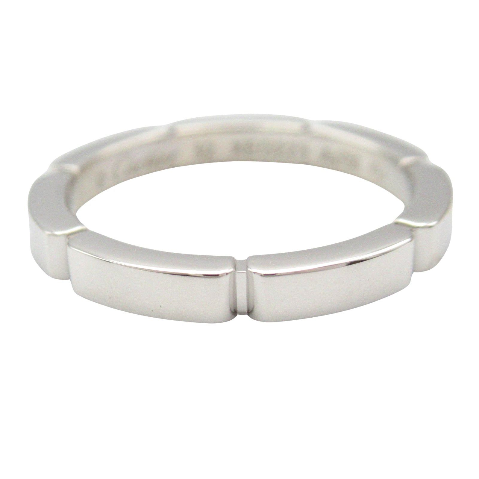 Cartier Cartier Mailon Panthère Ring Half Diamond K18Wg (White Gold) Clear Size ONE SIZE - 3 Thumbnail