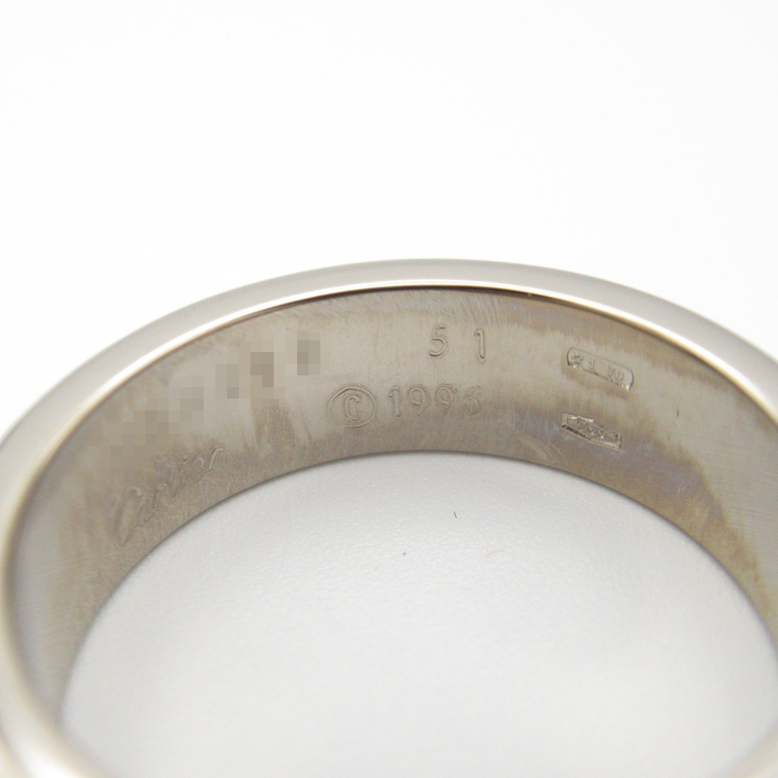 Cartier Cartier Love Ring K18Wg (White Gold) Silver Size ONE SIZE - 4 Thumbnail