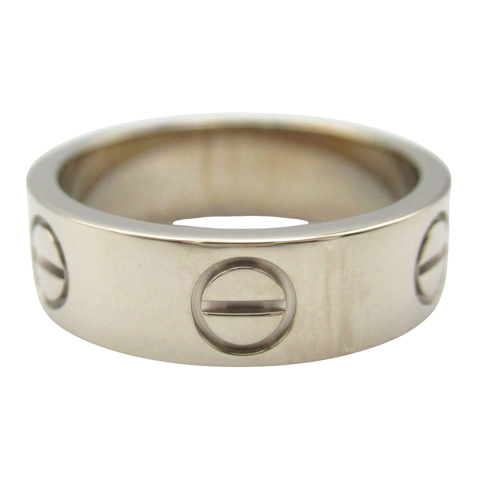 Cartier Cartier Love Ring K18Wg (White Gold) Silver Size ONE SIZE - 3 Thumbnail
