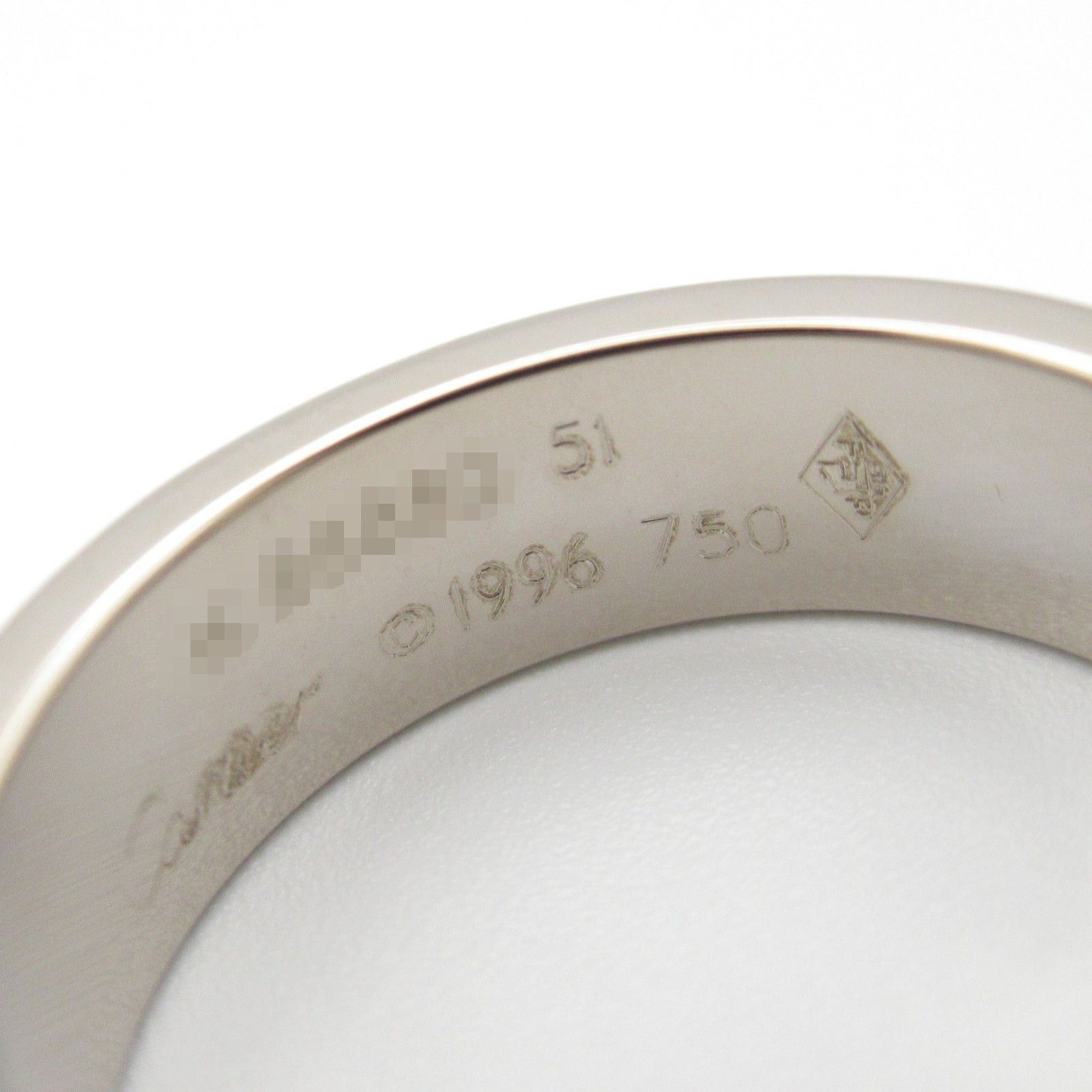 Cartier Cartier Love Ring K18Wg (White Gold) Silver Size ONE SIZE - 4 Thumbnail