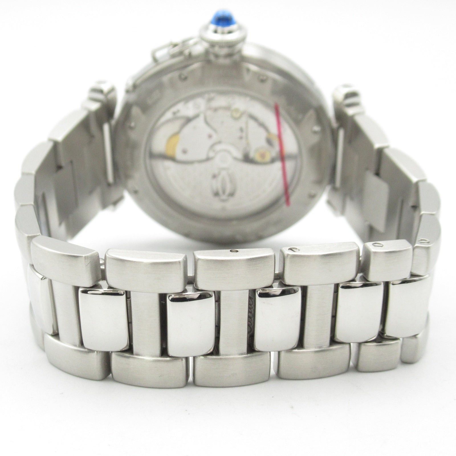 Cartier Cartier Pasha Grid Mens Watch Automatic Winding Stainless Steel Silver Size ONE SIZE - 4 Thumbnail