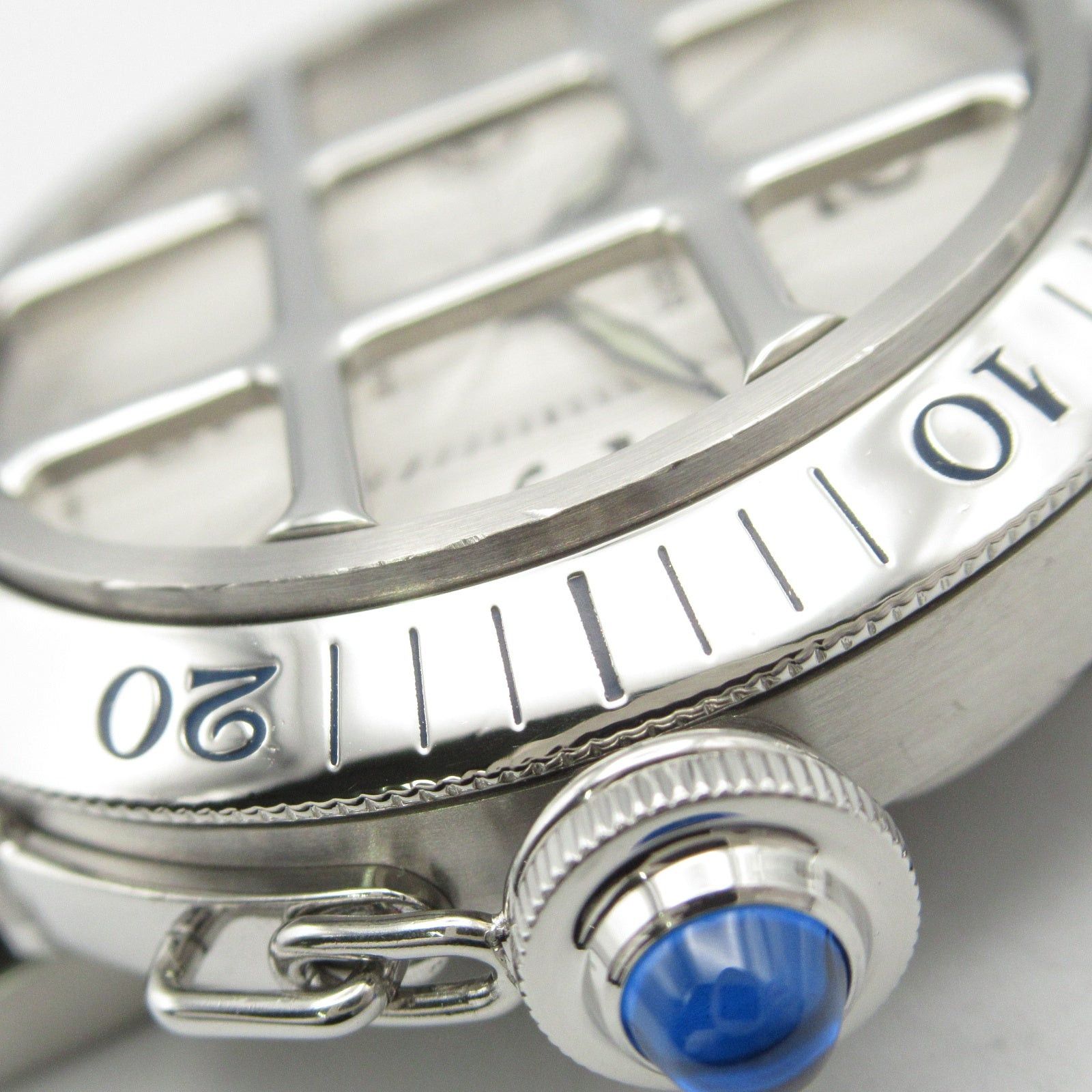Cartier Cartier Pasha Grid Mens Watch Automatic Winding Stainless Steel Silver Size ONE SIZE - 14 Thumbnail
