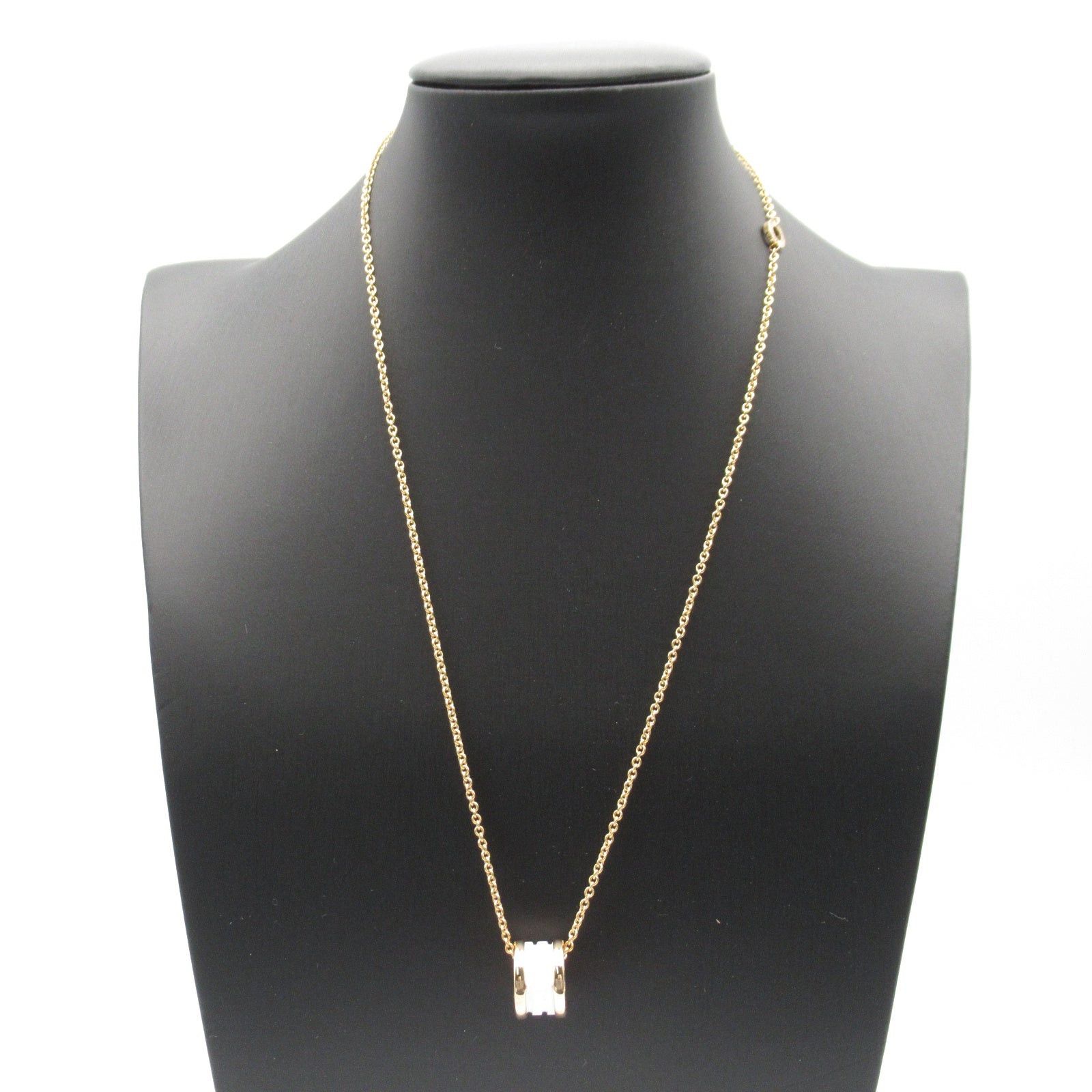 Bvlgari Bvlgari Necklace Ceramic K18Pg (Pink Gold) White Size ONE SIZE - 9 Thumbnail