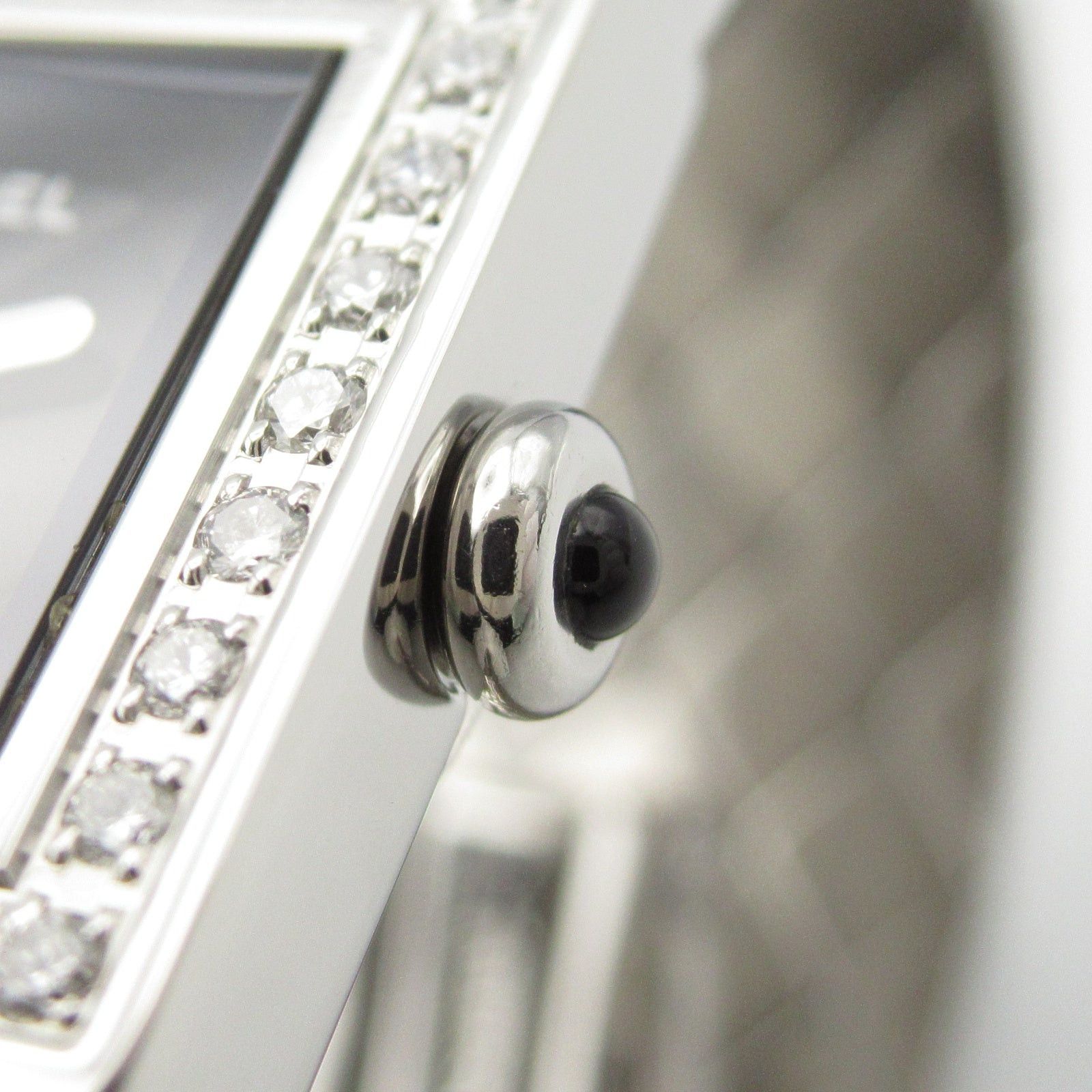 Chanel Chanel Matelasse Bezel Diamond Women Watch Quartz Stainless Steel Black Size ONE SIZE - 7 Thumbnail