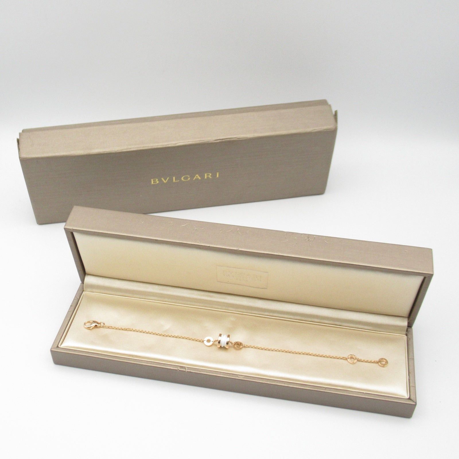 Bvlgari Bvlgari Bracelet Ceramic K18Pg (Pink Gold) White Size ONE SIZE - 10 Thumbnail
