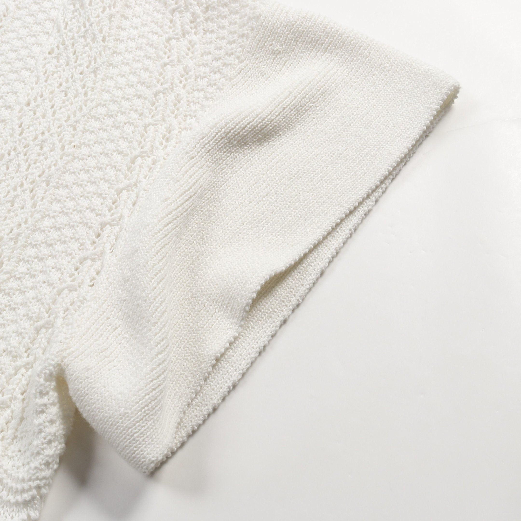 Chanel Chanel Cocomark Button Cardigan Short Sleeve Cotton White Size ONE SIZE - 8 Thumbnail