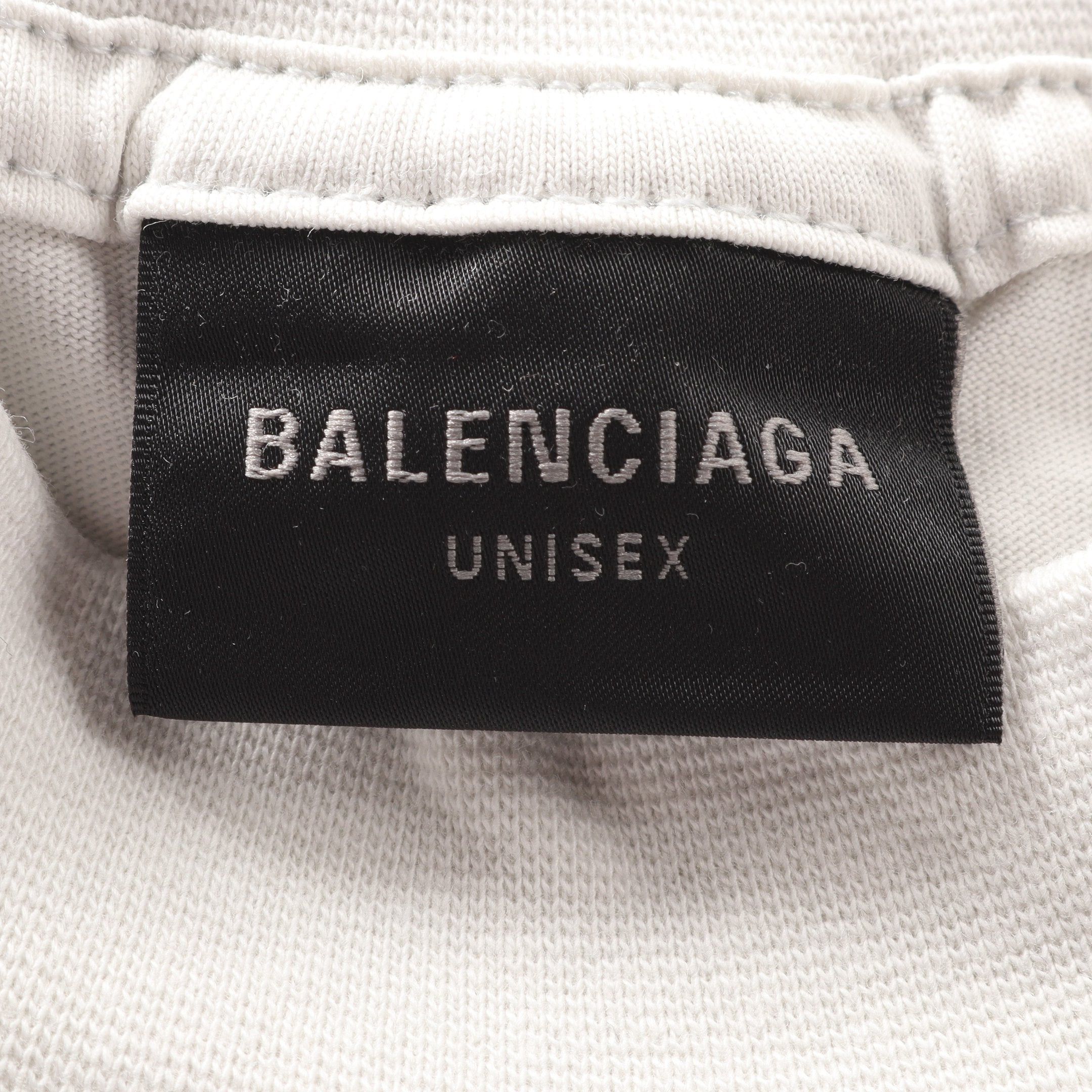 Balenciaga Balenciaga 360 Sumglasses Print T-Shirt Crew Neck Cotton Light Gray Size ONE SIZE - 3 Thumbnail