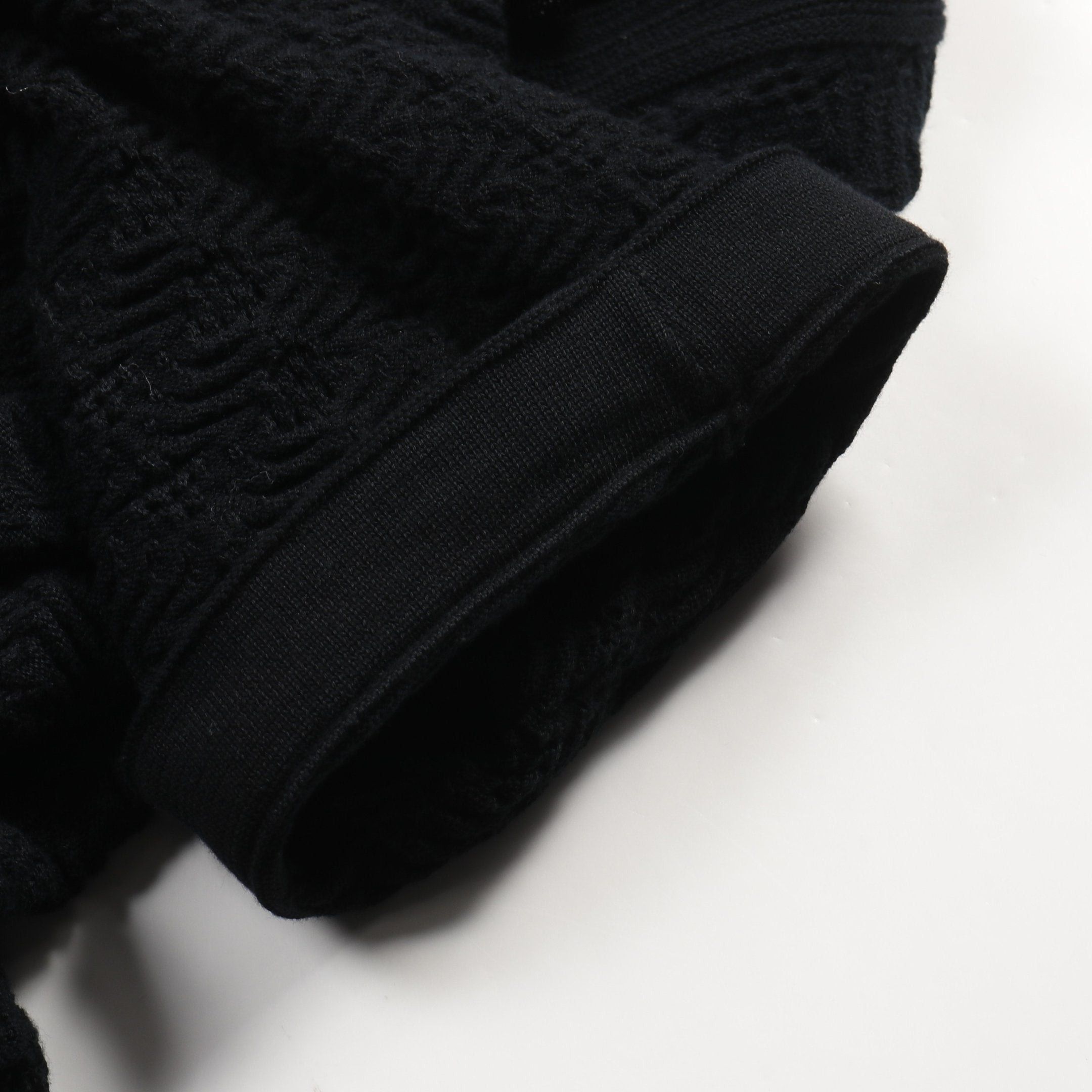 Chanel Chanel Cocomark Button One Piece All-Over Pattern Cotton Black Size ONE SIZE - 8 Thumbnail