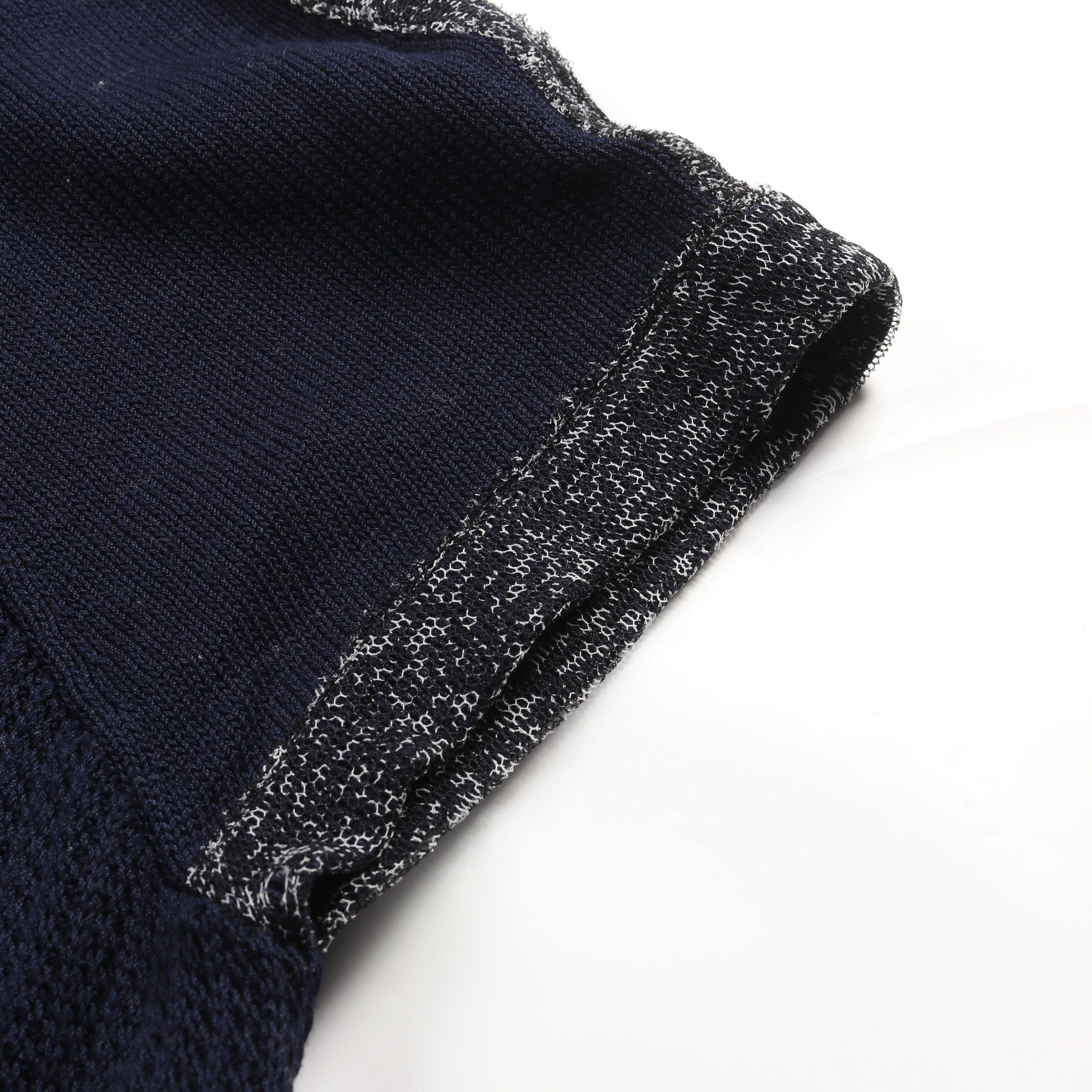 Chanel Chanel Coco Mark Knit Dress Cotton Dark Navy Black White Size ONE SIZE - 7 Thumbnail