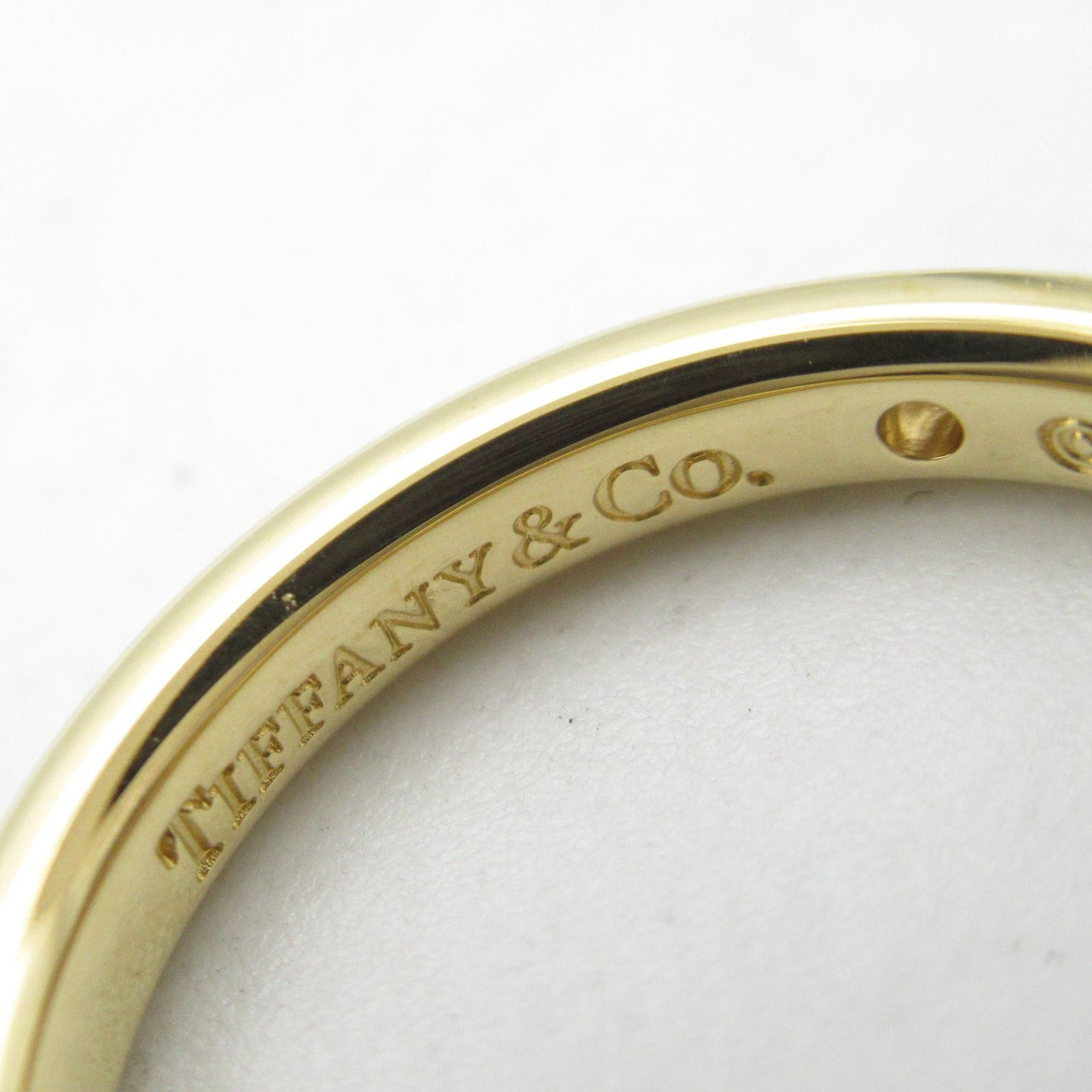 Tiffany & Co. Tiffany Co Stacking Band 1Pd Ring K18 (Yellow Gold) Diamond Clear Size ONE SIZE - 4 Thumbnail