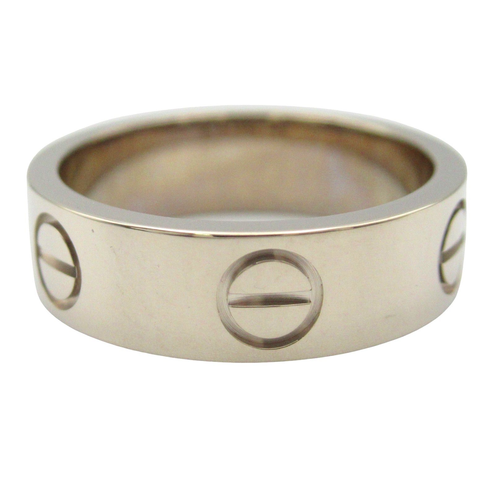 Cartier Cartier Love Ring K18Wg (White Gold) Silver Size ONE SIZE - 3 Thumbnail