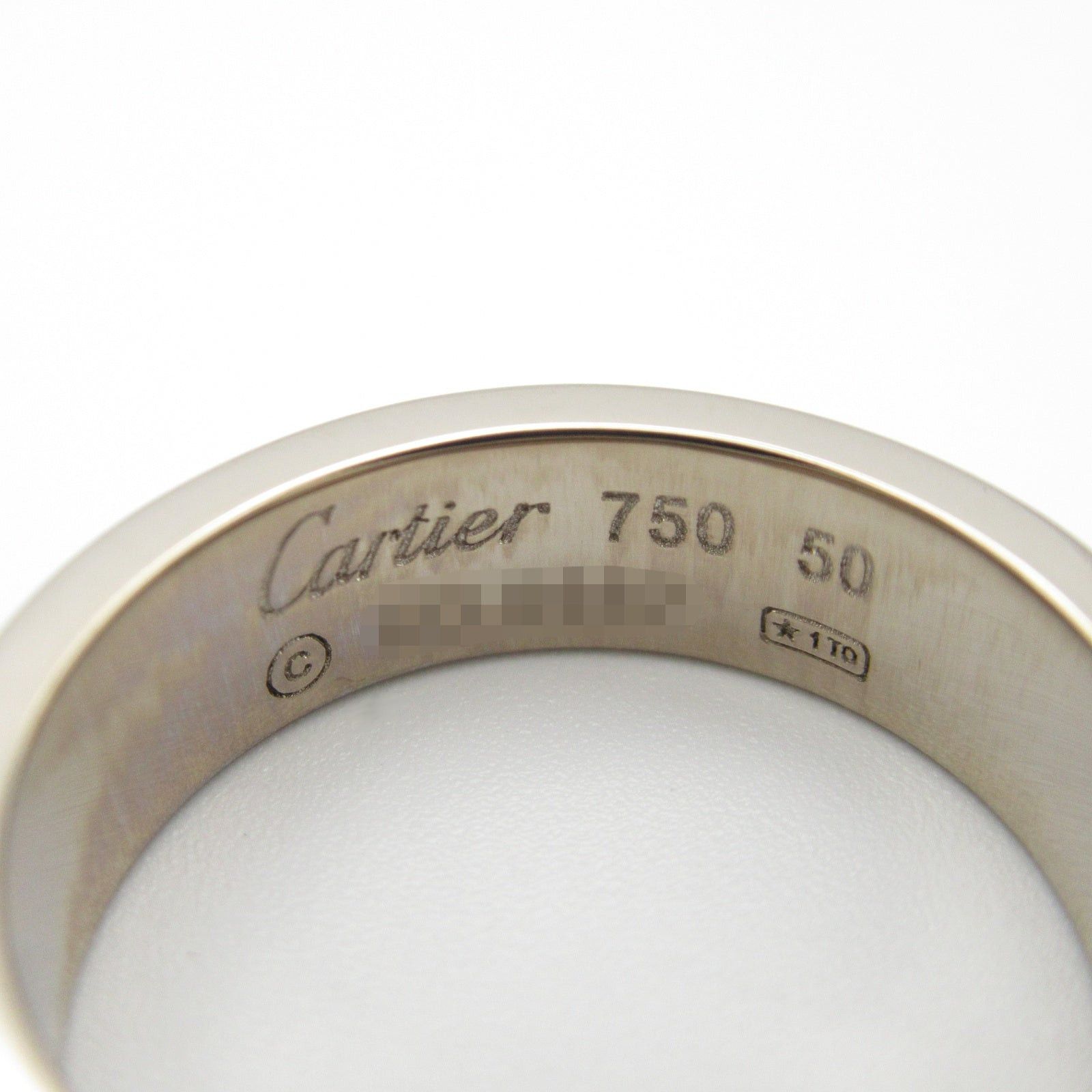 Cartier Cartier Love Ring K18Wg (White Gold) Silver Size ONE SIZE - 4 Thumbnail