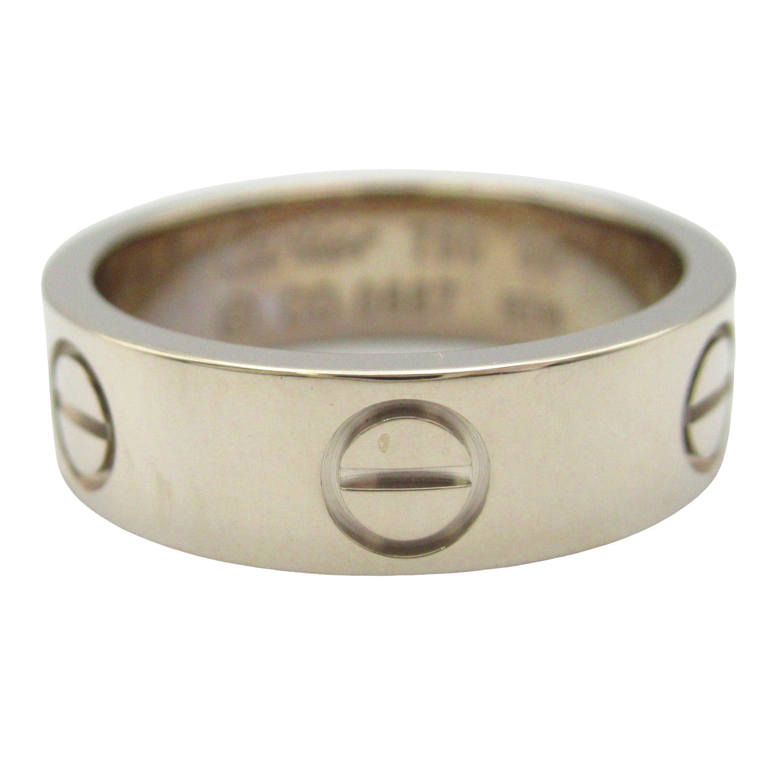 Cartier Cartier Love Ring K18Wg (White Gold) Silver Size ONE SIZE - 2 Thumbnail