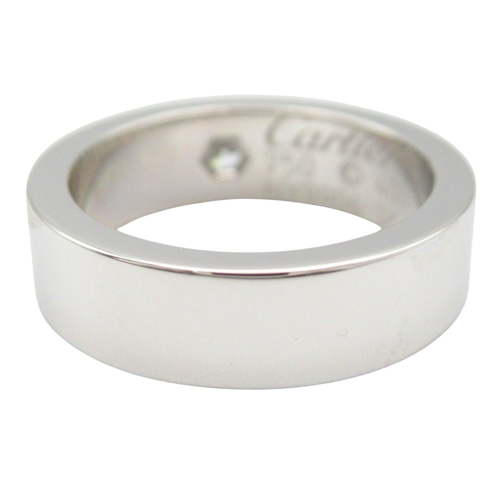 Cartier Cartier Love Ring 1Pd K18Wg (White Gold) Diamond Clear Size ONE SIZE - 3 Thumbnail