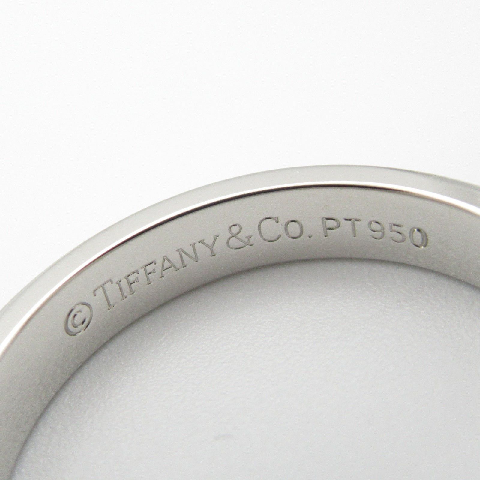 Tiffany & Co. Tiffany Co Milgrain Ring Pt950 Platinum Silver Size ONE SIZE - 4 Thumbnail