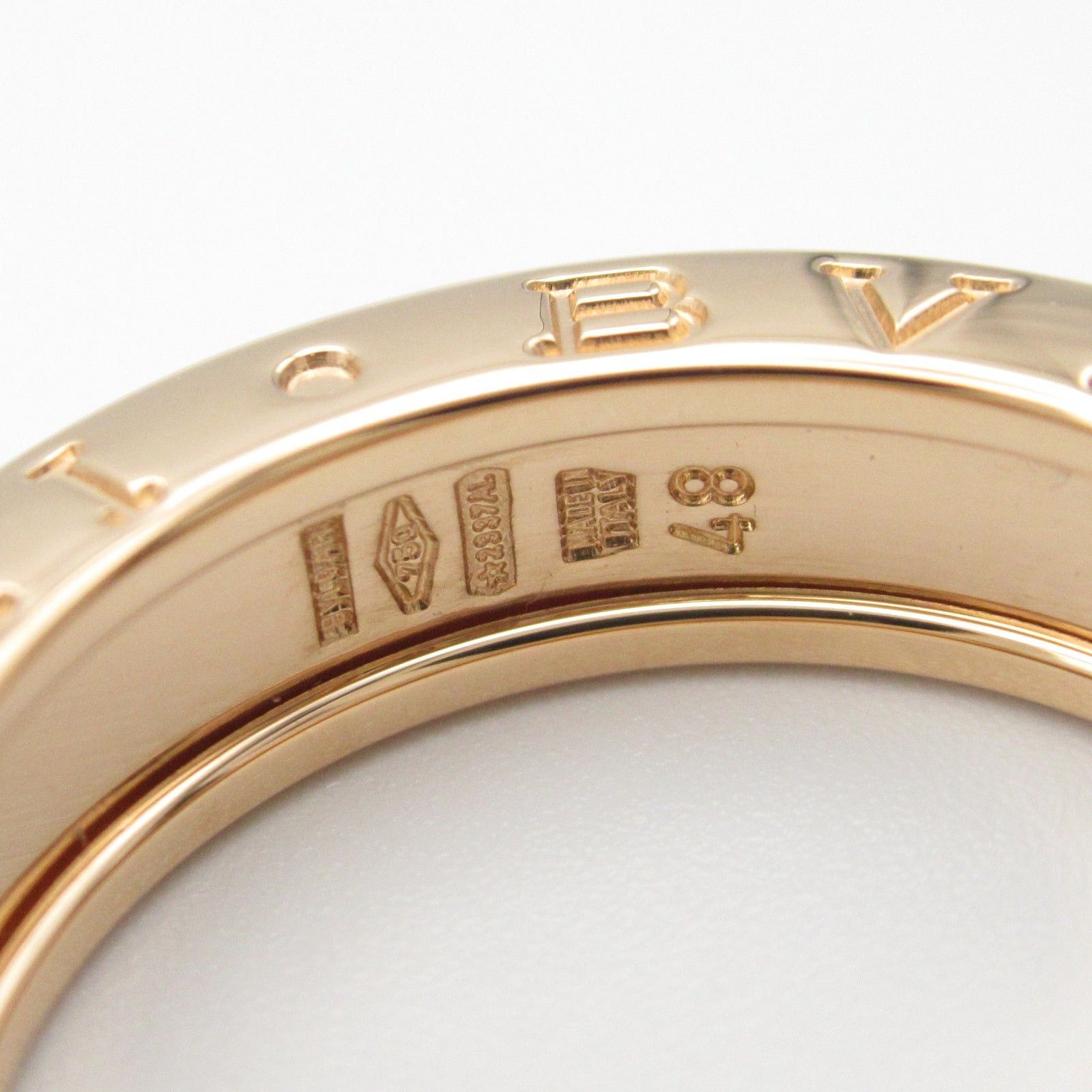 Bvlgari Bvlgari Ring 1Belt K18Pg (Pink Gold) Gold Size ONE SIZE - 4 Thumbnail