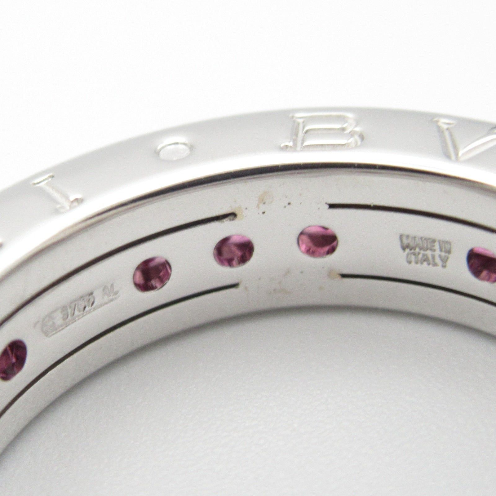 Bvlgari Bvlgari Garnet Ring K18Wg (White Gold) Red Size ONE SIZE - 5 Thumbnail