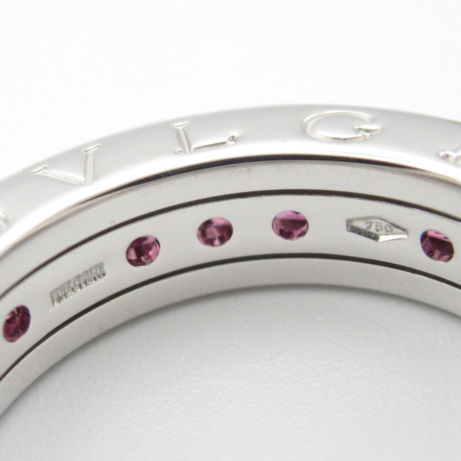 Bvlgari Bvlgari Garnet Ring K18Wg (White Gold) Red Size ONE SIZE - 4 Thumbnail