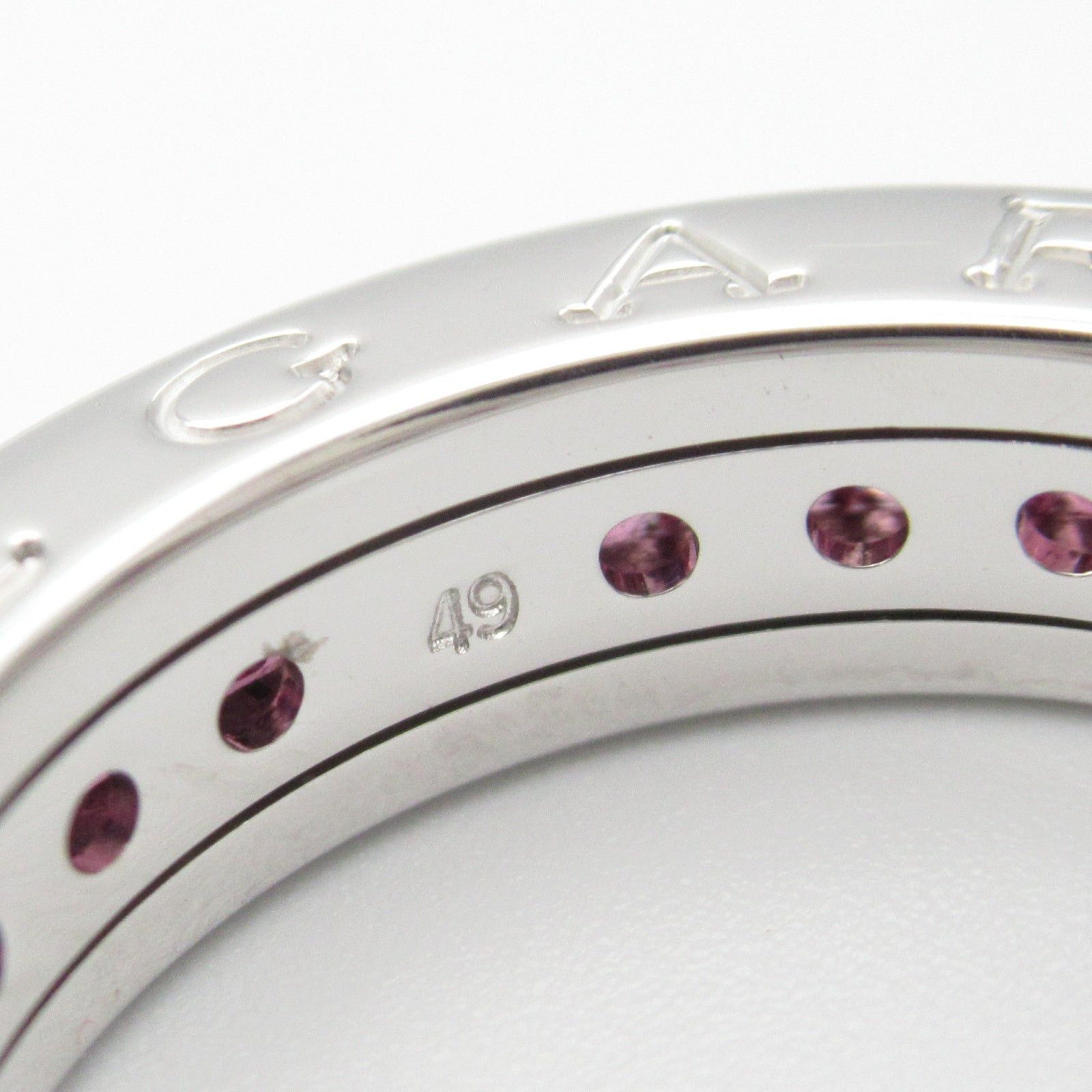 Bvlgari Bvlgari Garnet Ring K18Wg (White Gold) Red Size ONE SIZE - 6 Thumbnail