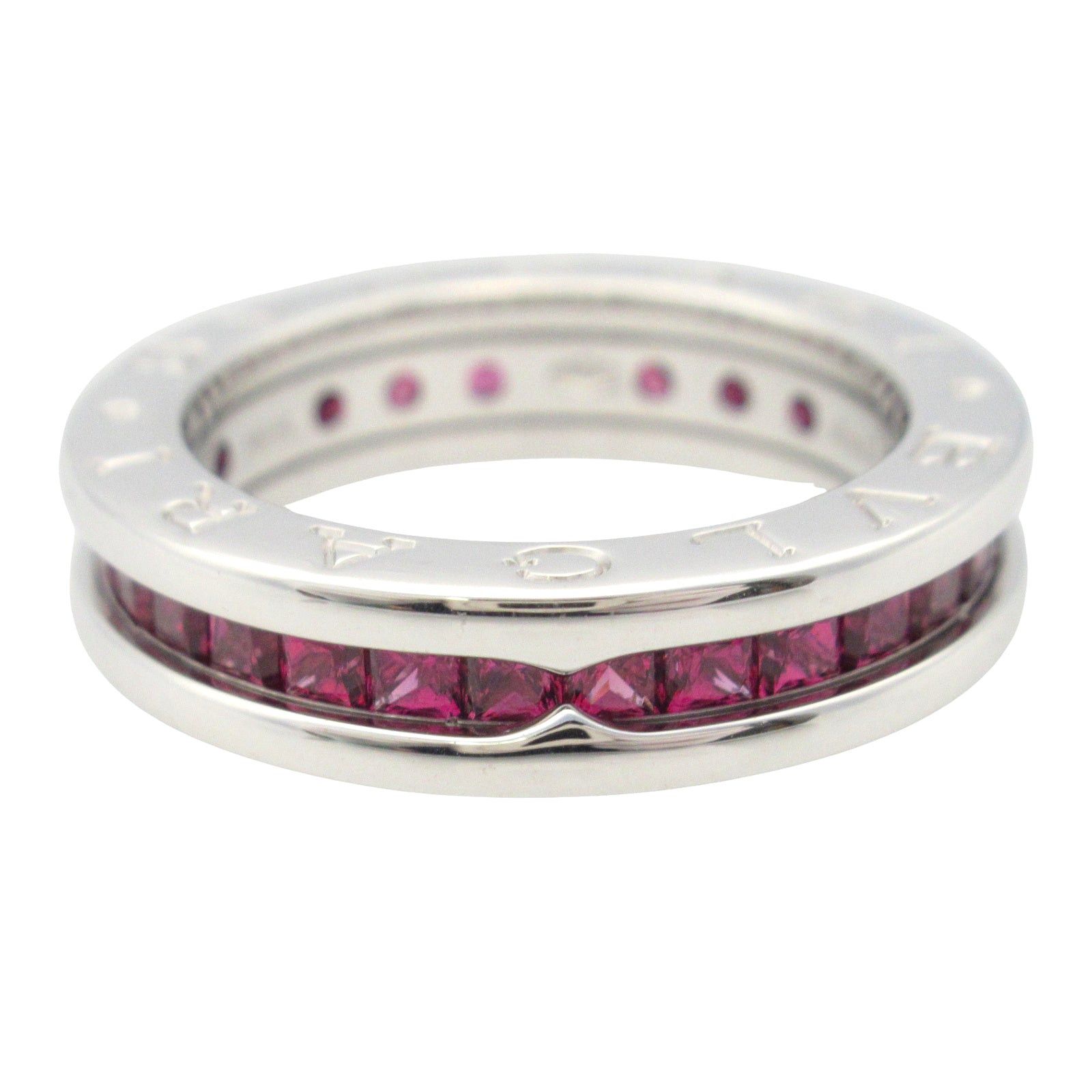 Bvlgari Bvlgari Garnet Ring K18Wg (White Gold) Red Size ONE SIZE - 2 Thumbnail