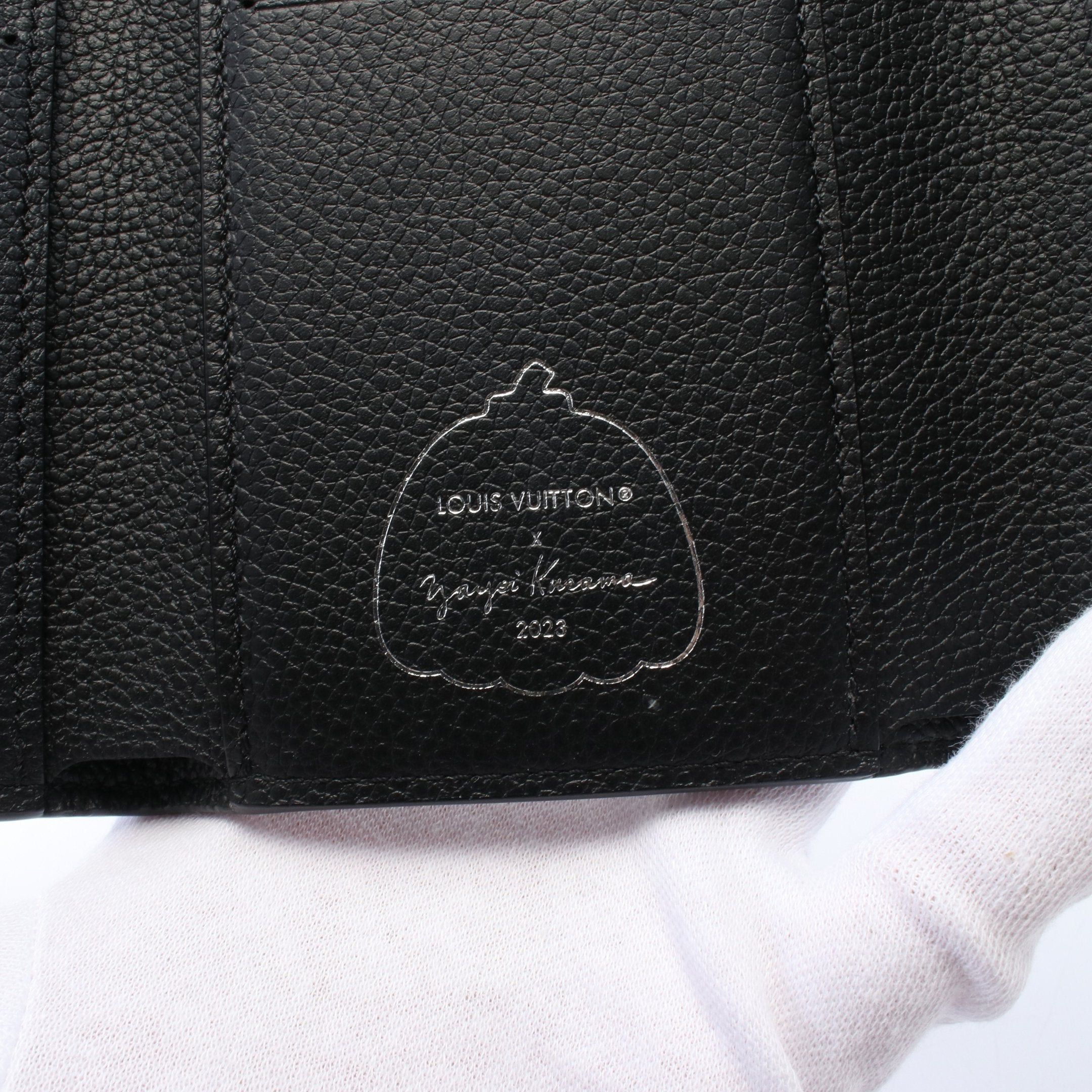 Louis Vuitton Louis Vuitton Louis Vuitton * Yayoi Kusama Portefeuil Victorine Monogram Empreinte Infinity Dot Trifold Wallet Leather Brown Pink Purple Size ONE SIZE - 4 Thumbnail