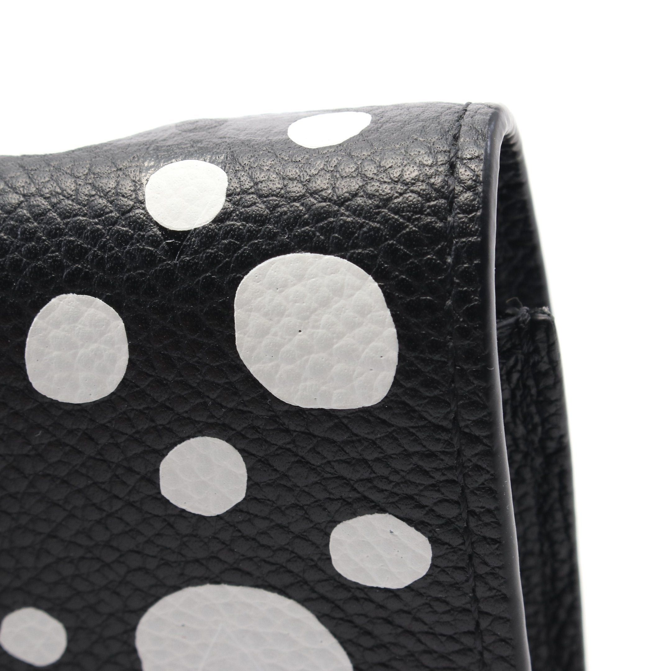 Louis Vuitton Louis Vuitton Louis Vuitton * Yayoi Kusama Portefeuil Victorine Monogram Empreinte Infinity Dot Trifold Wallet Leather Brown Pink Purple Size ONE SIZE - 8 Thumbnail