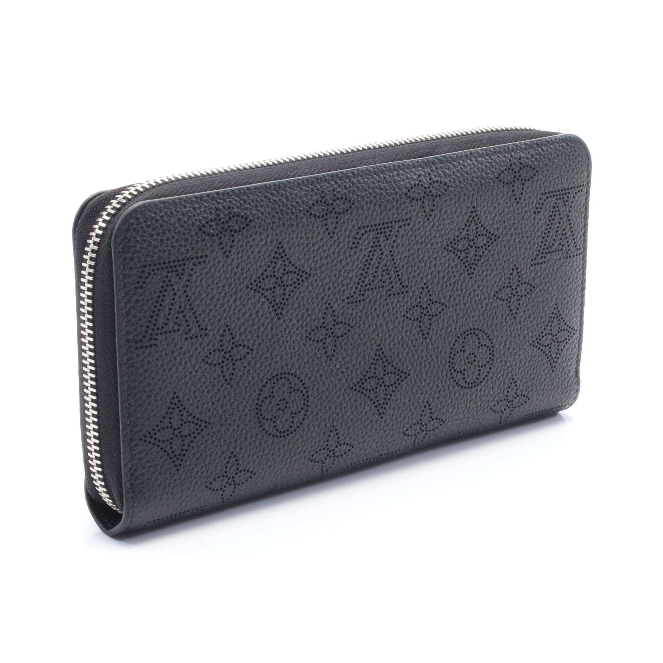 Louis Vuitton Louis Vuitton Zippy Wallet Mahina Noir Round Zipper Long Leather Black Size ONE SIZE - 2 Thumbnail